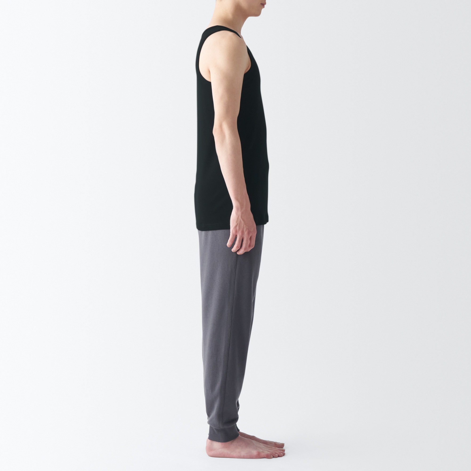 MUJI | Moisture wicking cotton tank top