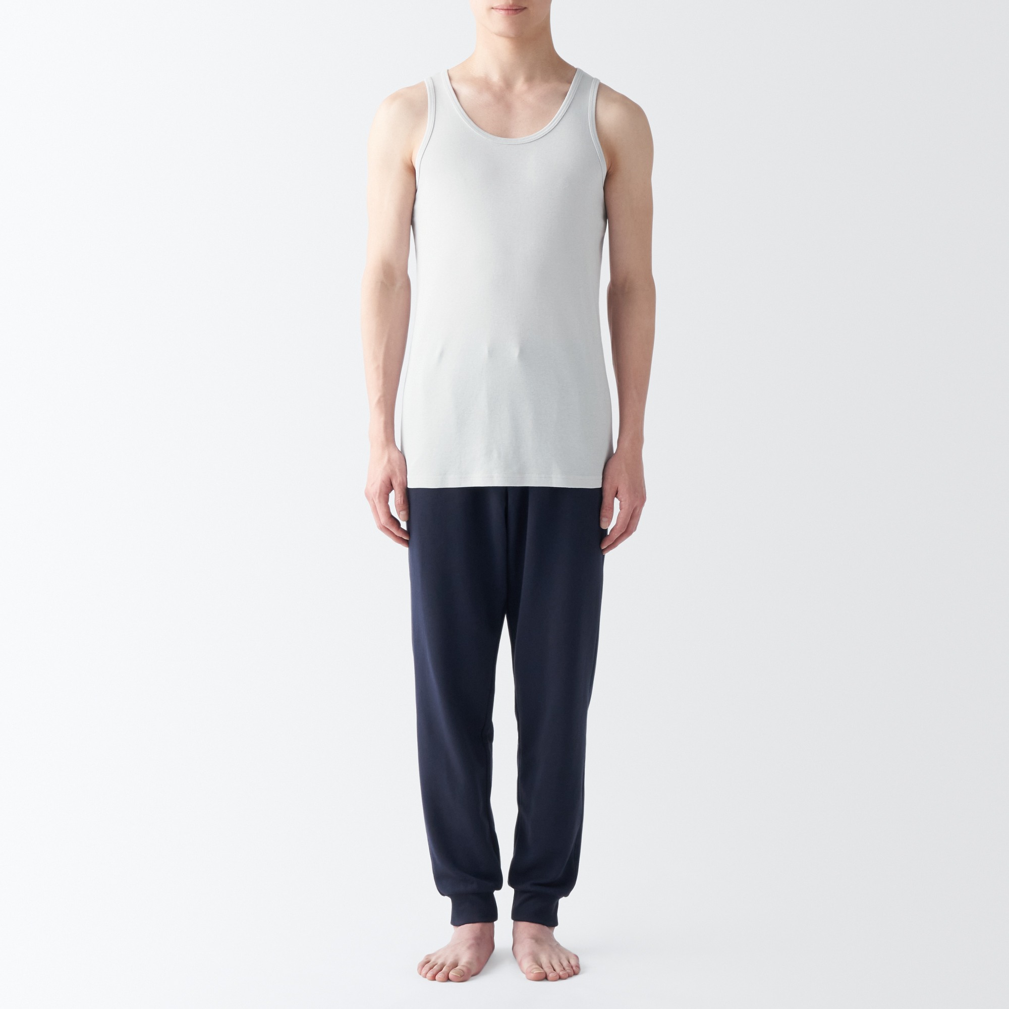 MUJI | Moisture wicking cotton tank top