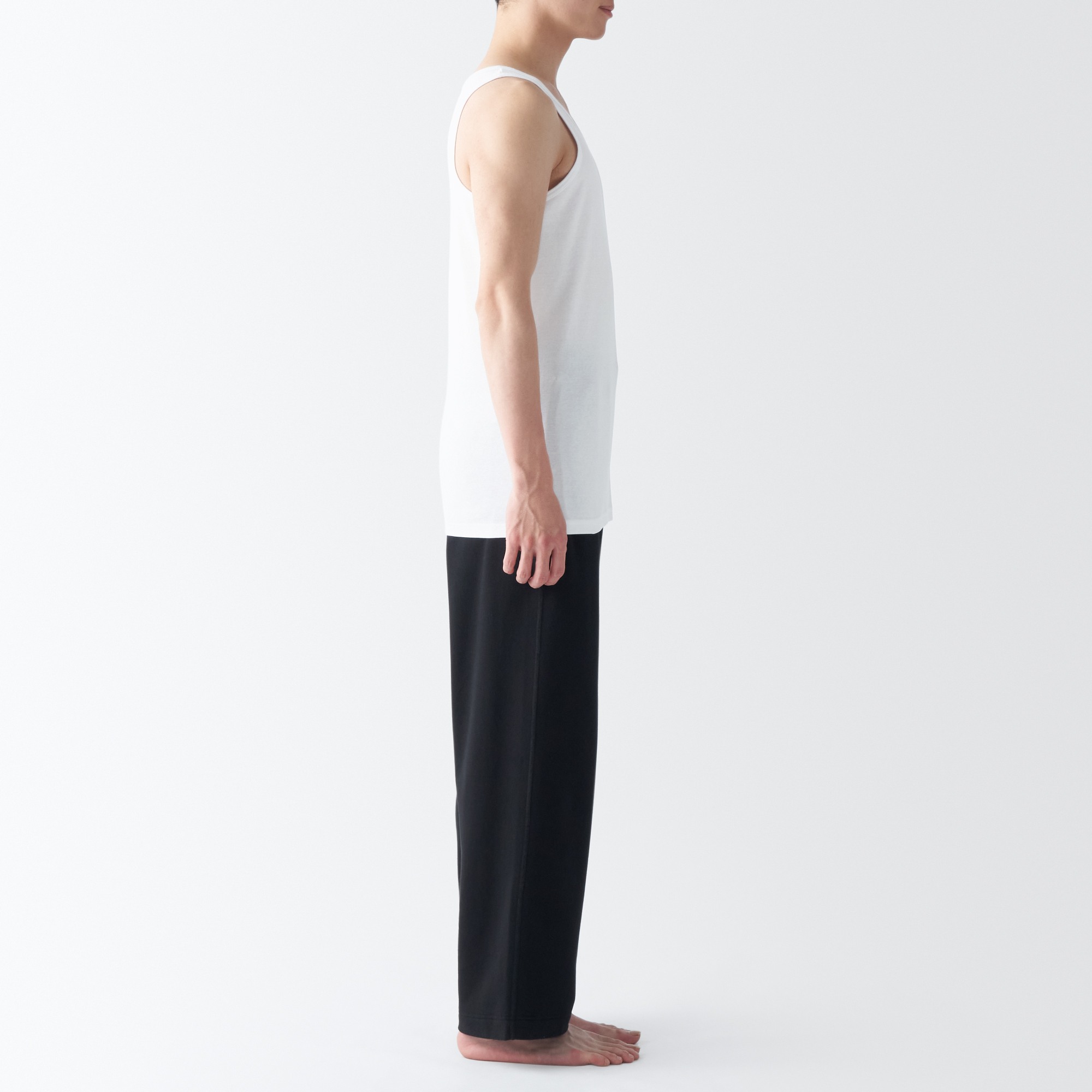 MUJI | Moisture wicking cotton tank top
