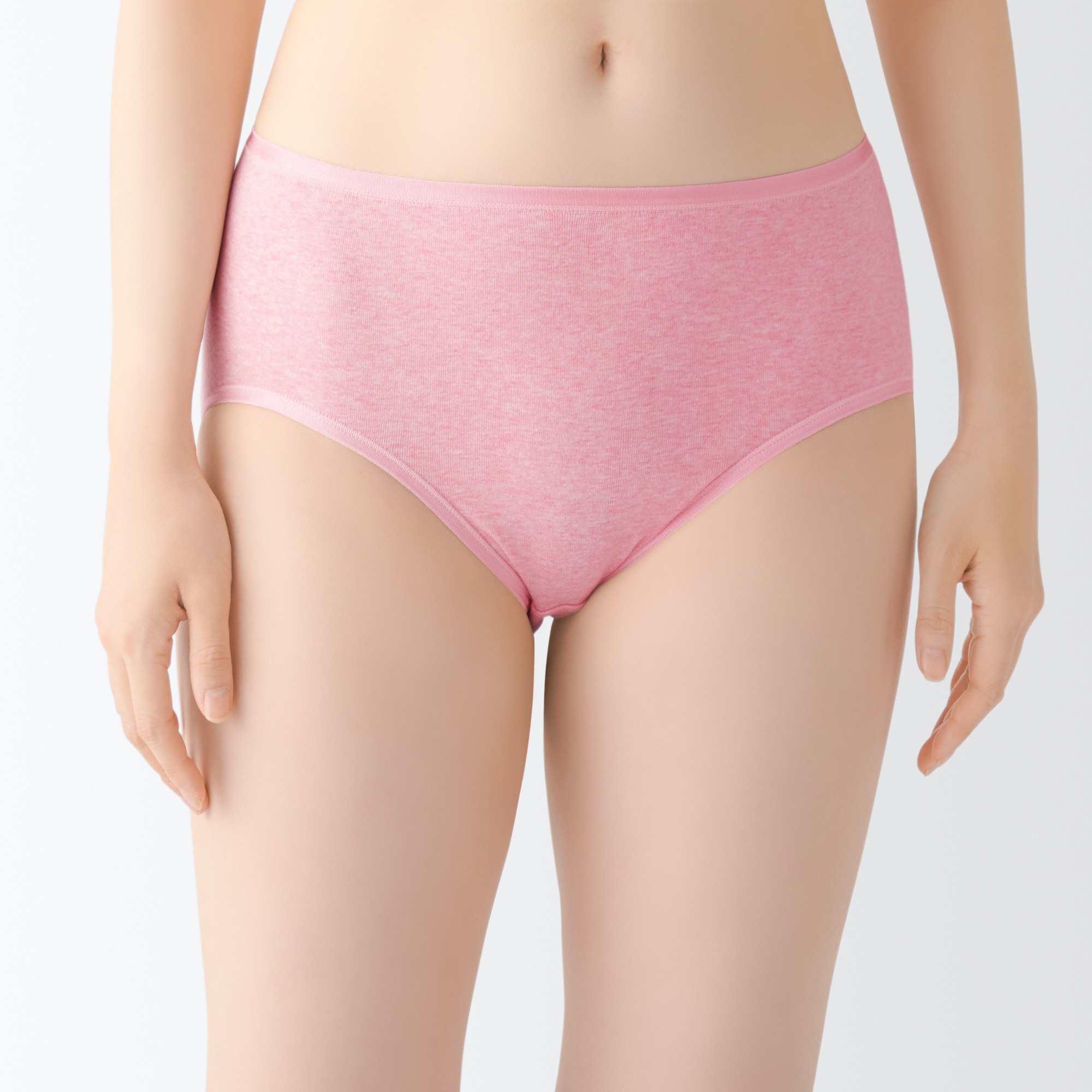 Ribbed high-rise shorts(bikini)