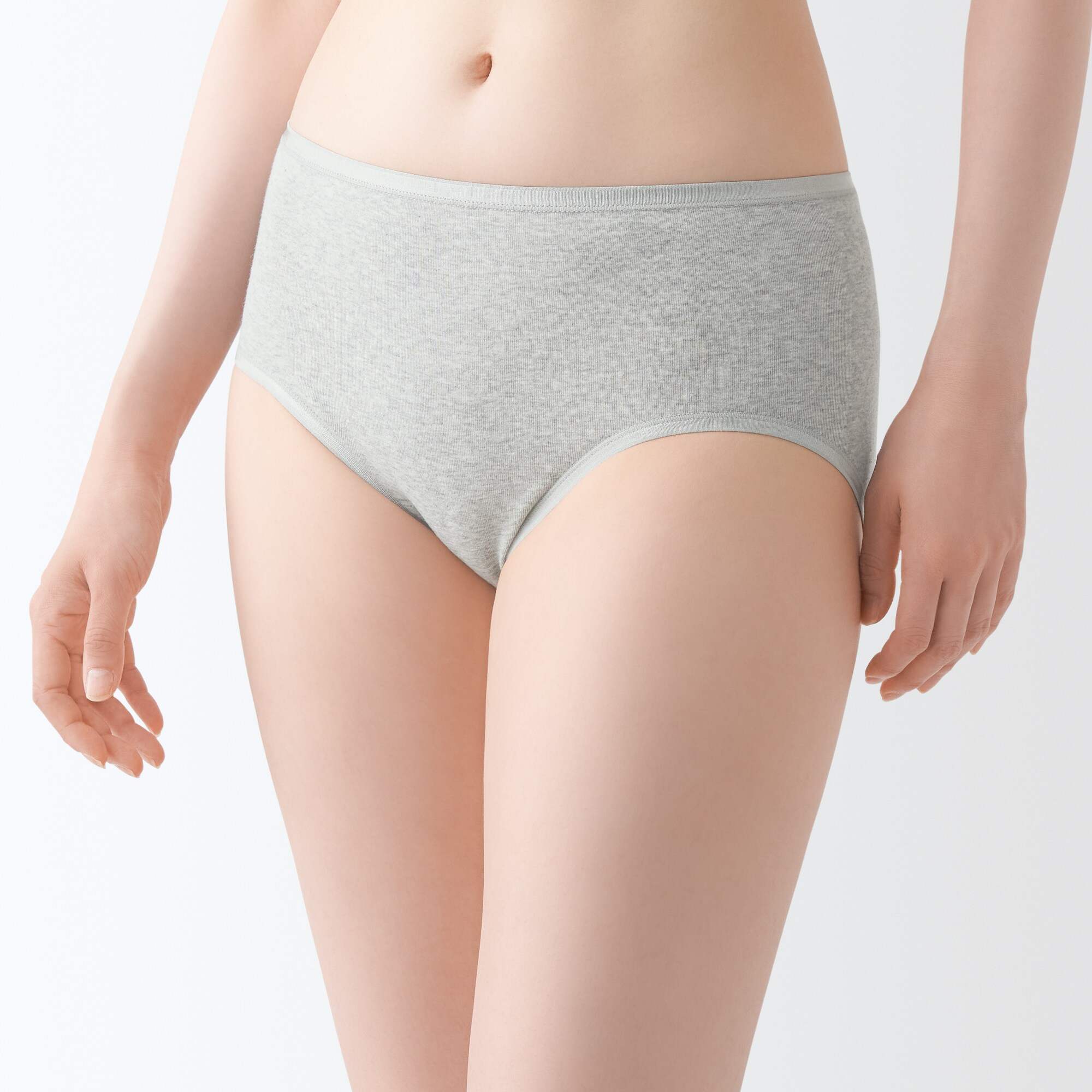 Ribbed high-rise shorts(bikini)