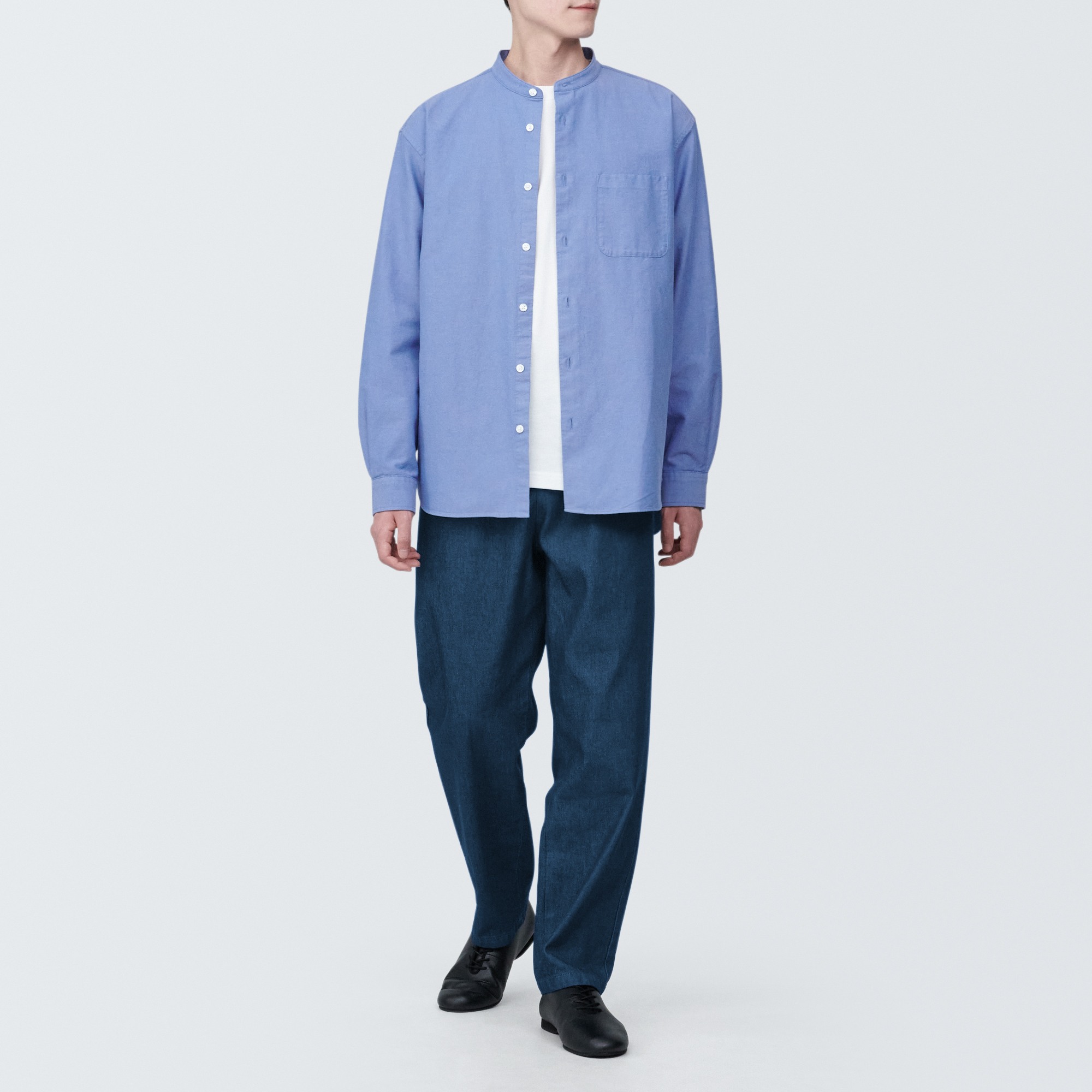 Denim easy pants (Indigo)