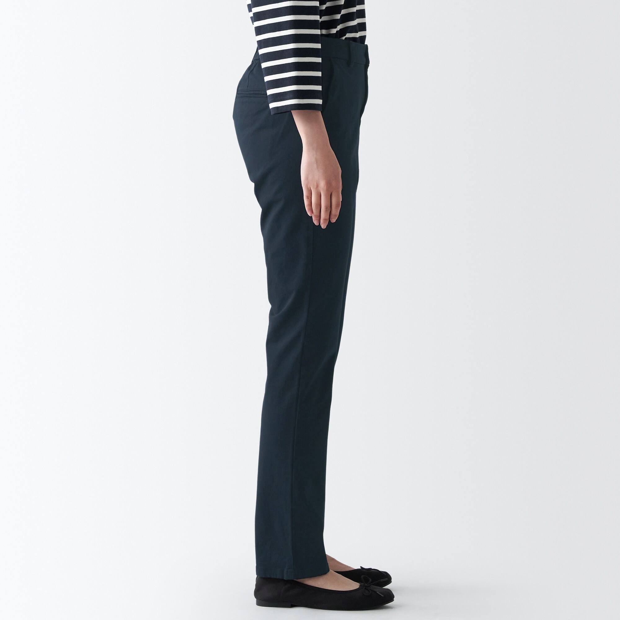 MUJI | 4-Way stretch chino Slim Tapered pants