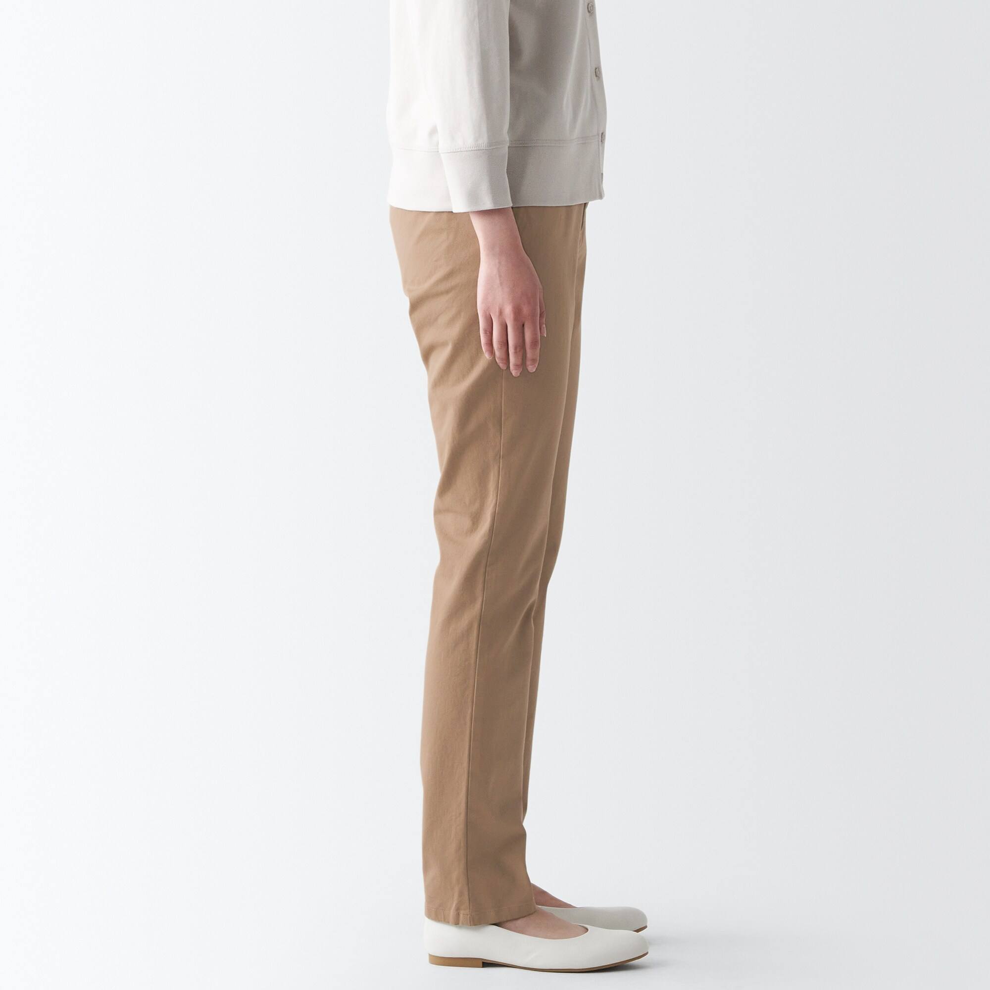 MUJI | 4-Way stretch chino Slim Tapered pants