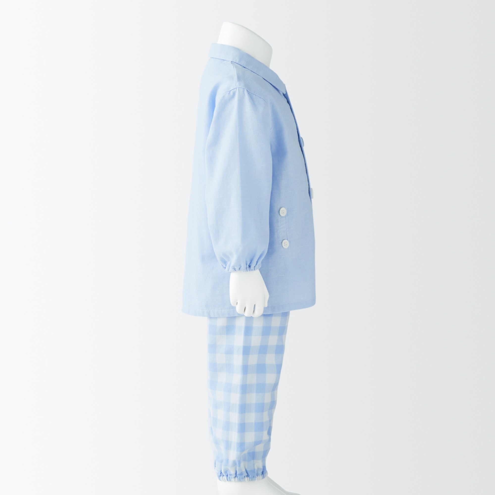 B's Side seamless Double gauze training pajamas