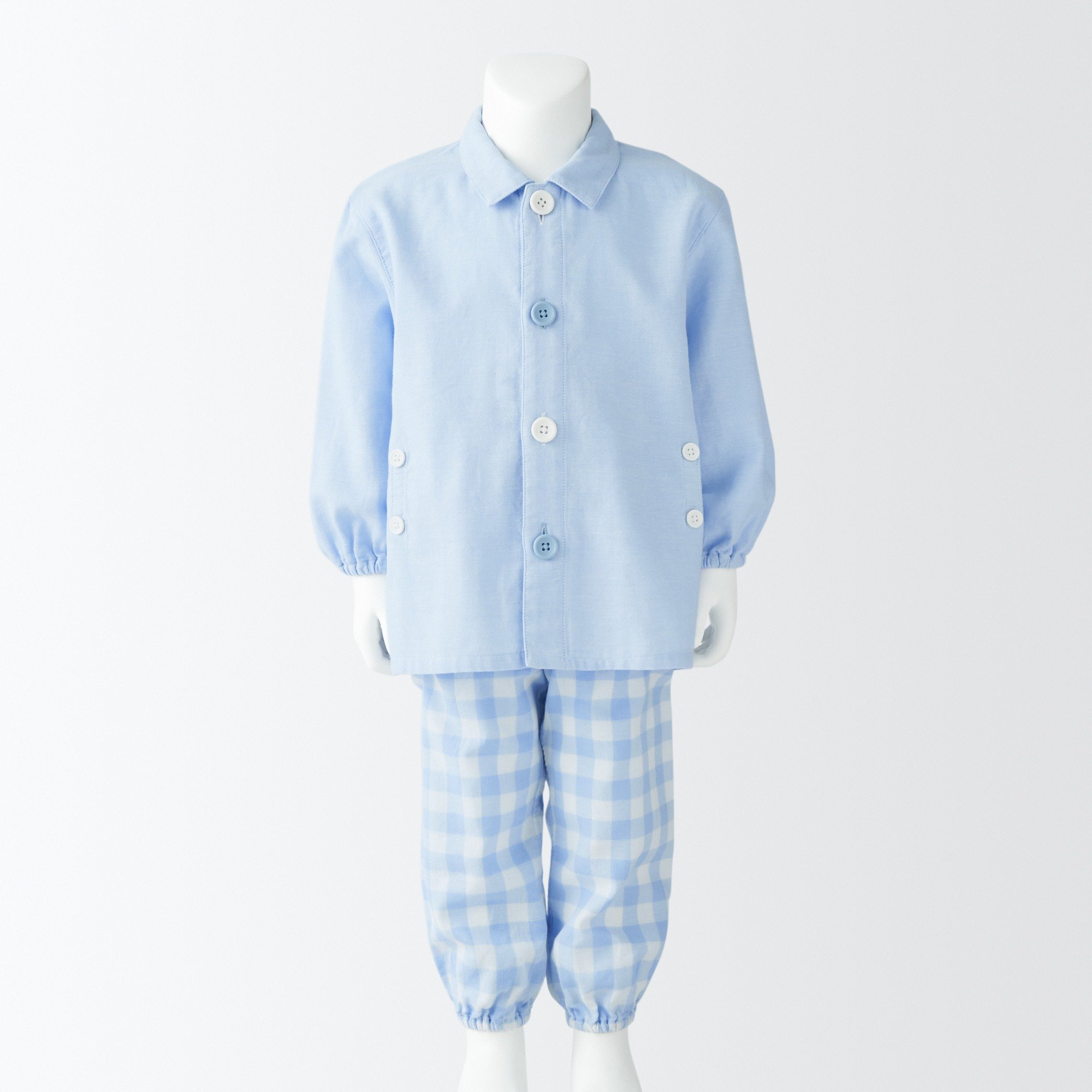 B's Side seamless Double gauze training pajamas