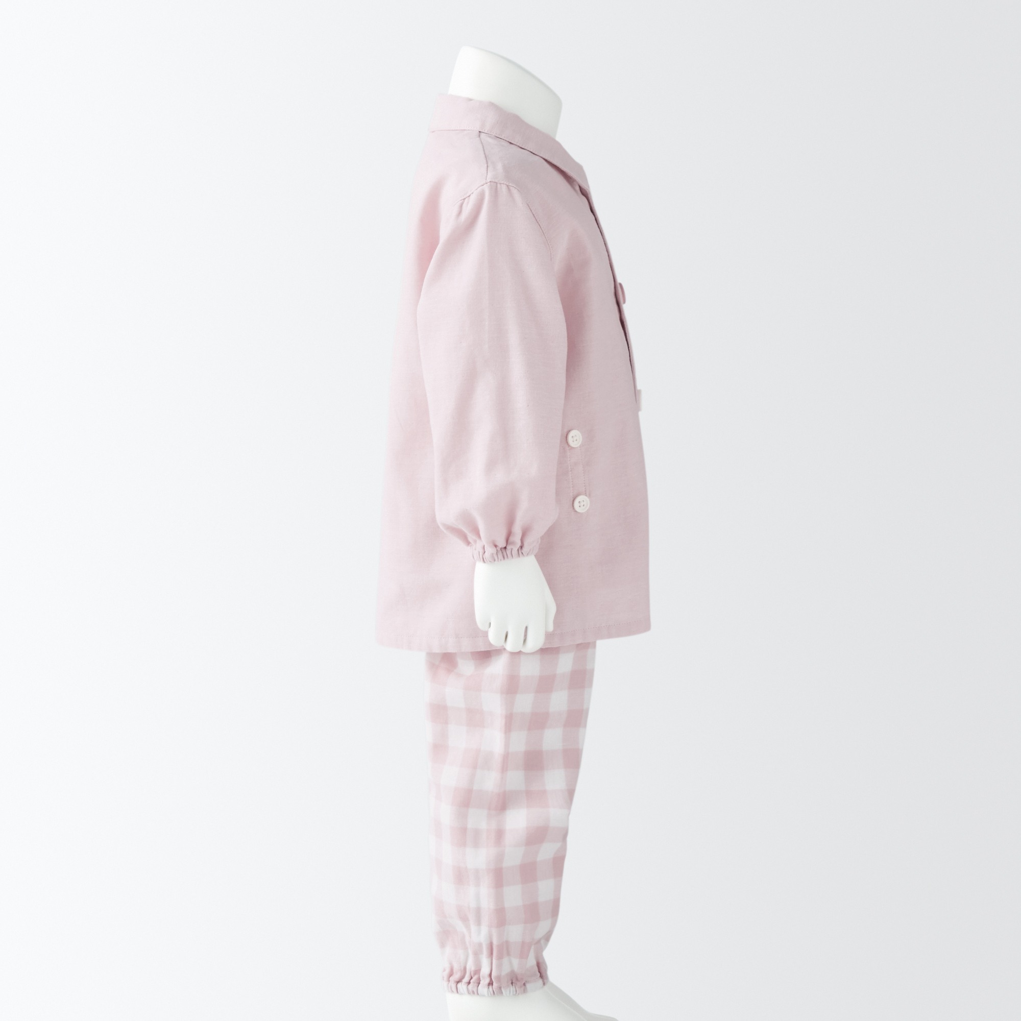 MUJI | Side seamless Double gauze training pajamas
