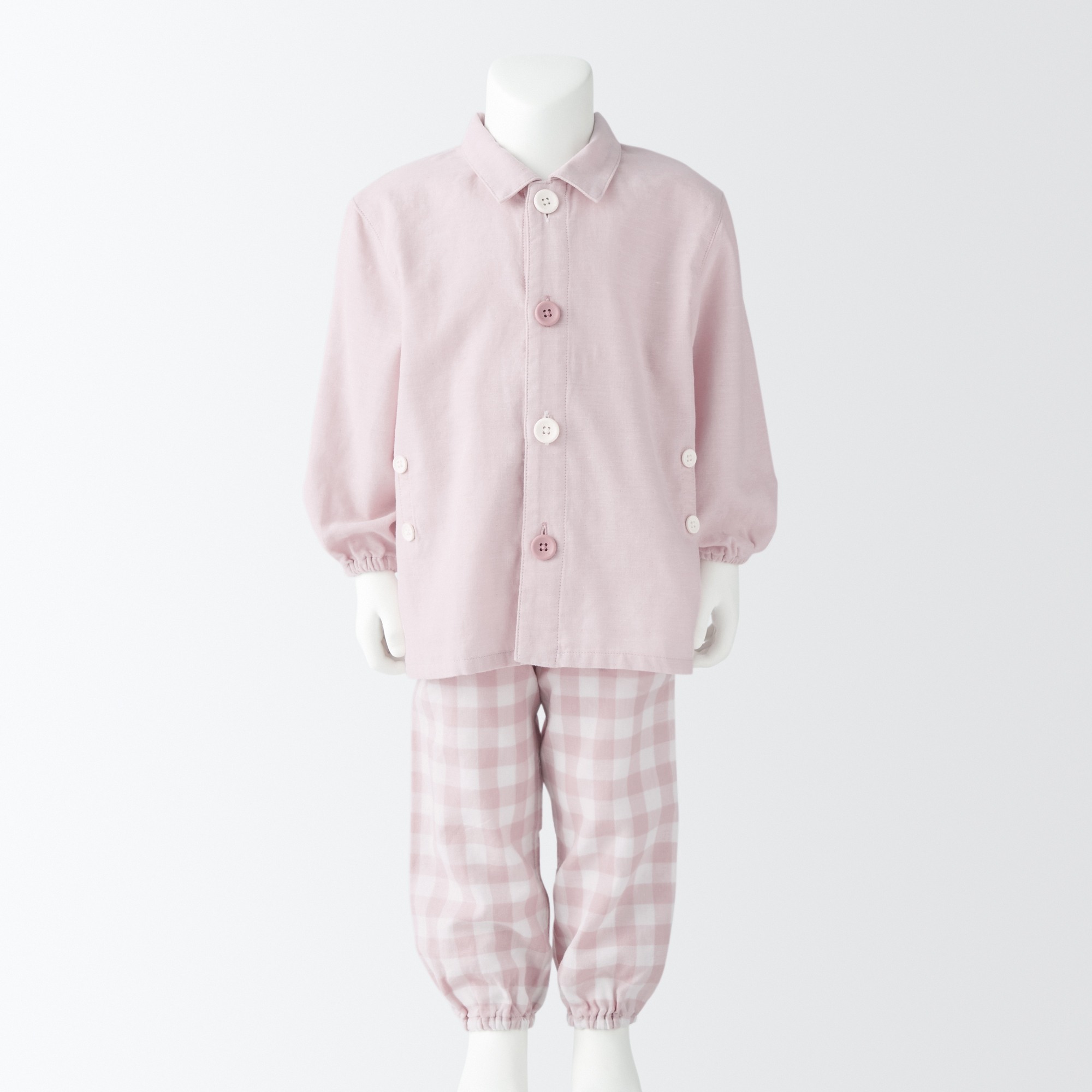 MUJI | Side seamless Double gauze training pajamas