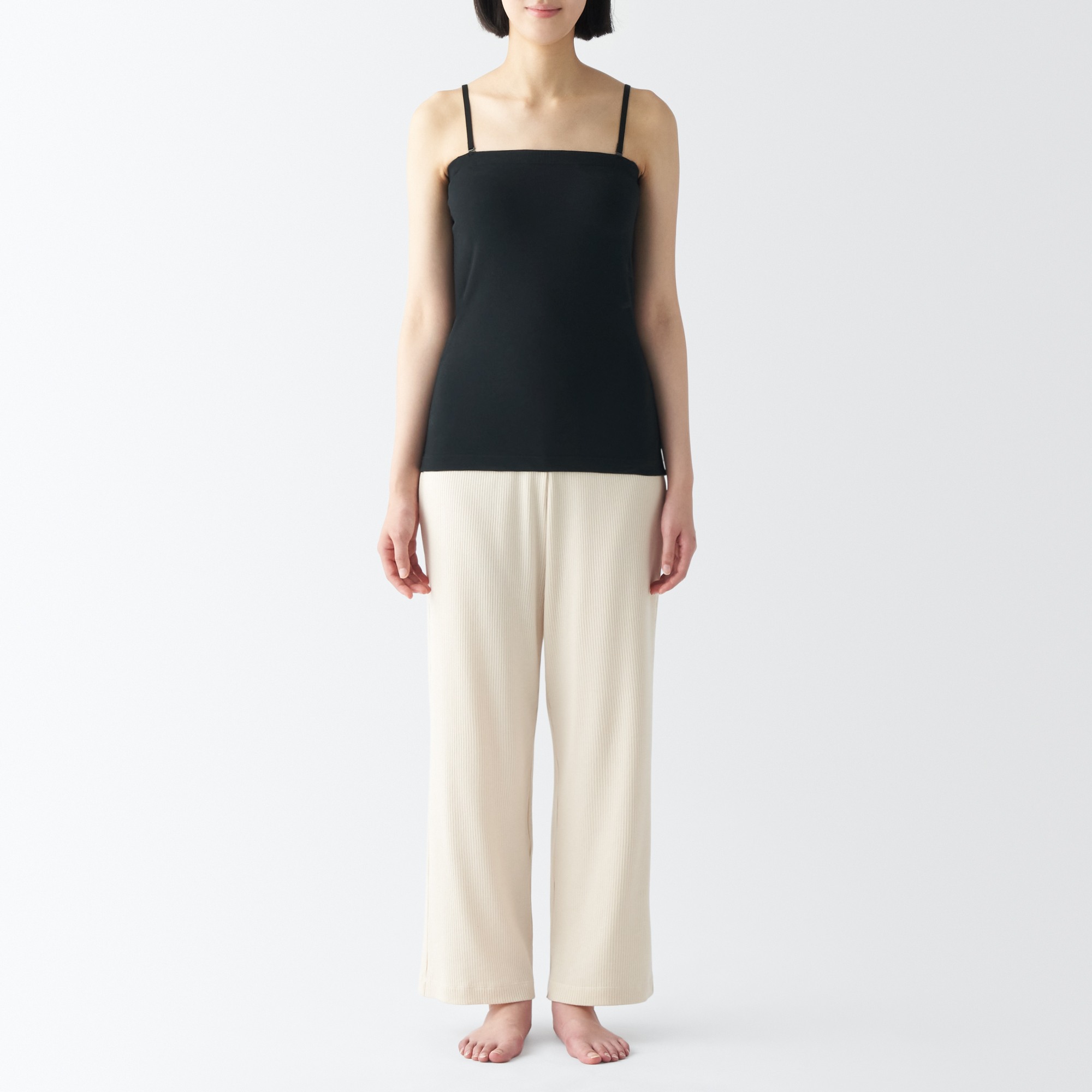 MUJI | Wo Moisture wicking cotton Bra camisole