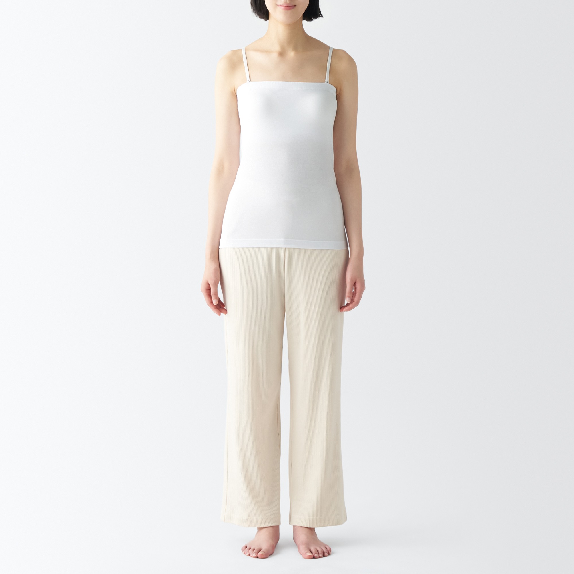 MUJI | Wo Moisture wicking cotton Bra camisole