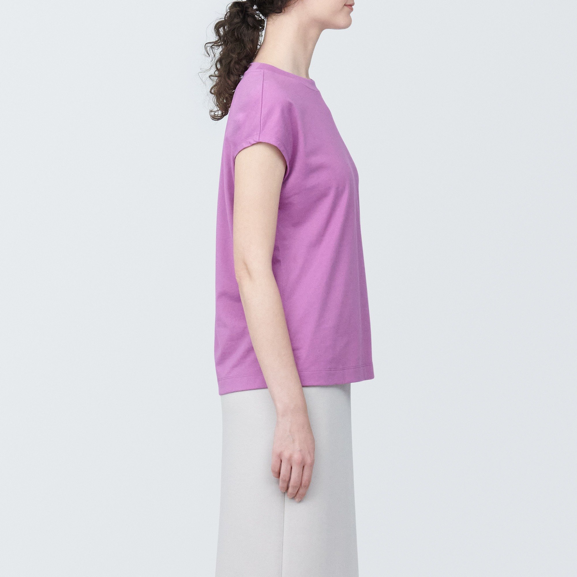 Jersey Crew neck French sleeve T-shirt