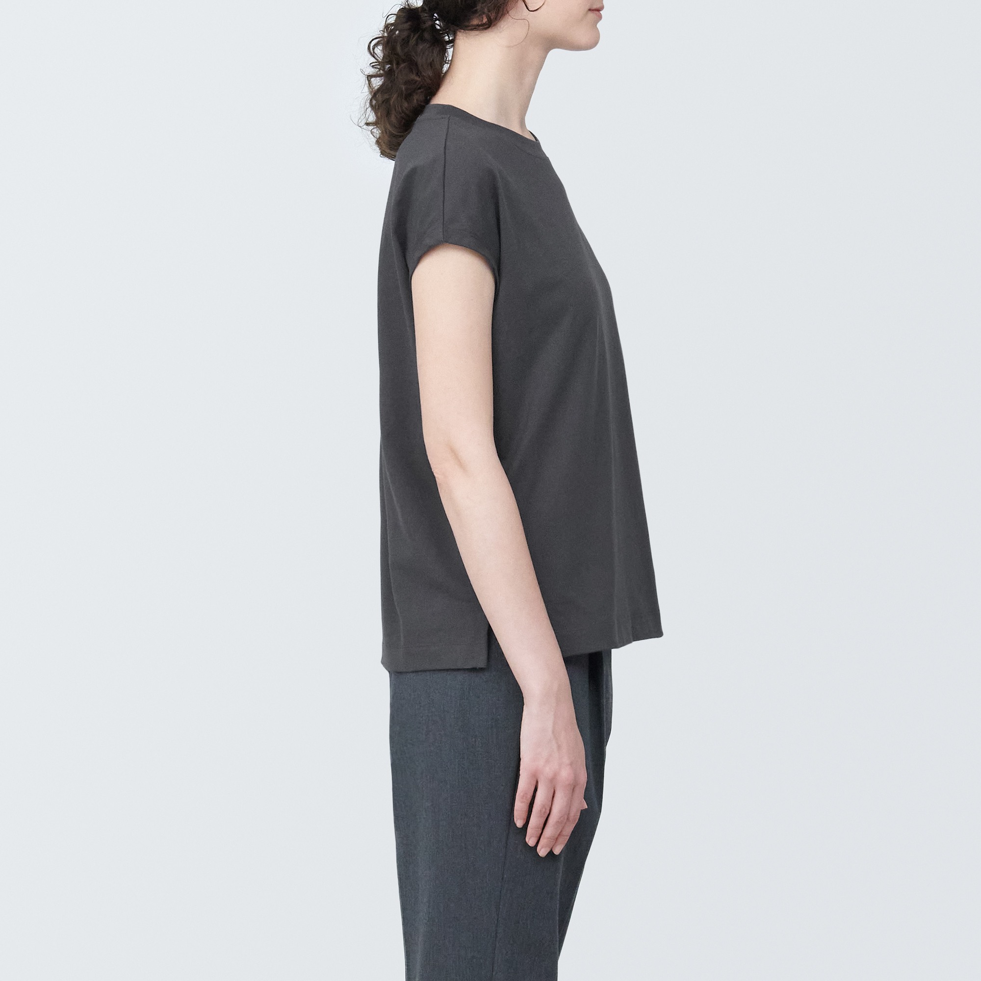 Jersey Crew neck French sleeve T-shirt