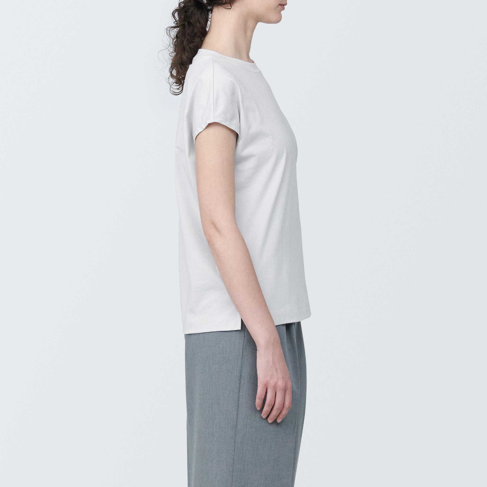 Jersey Crew neck French sleeve T-shirt