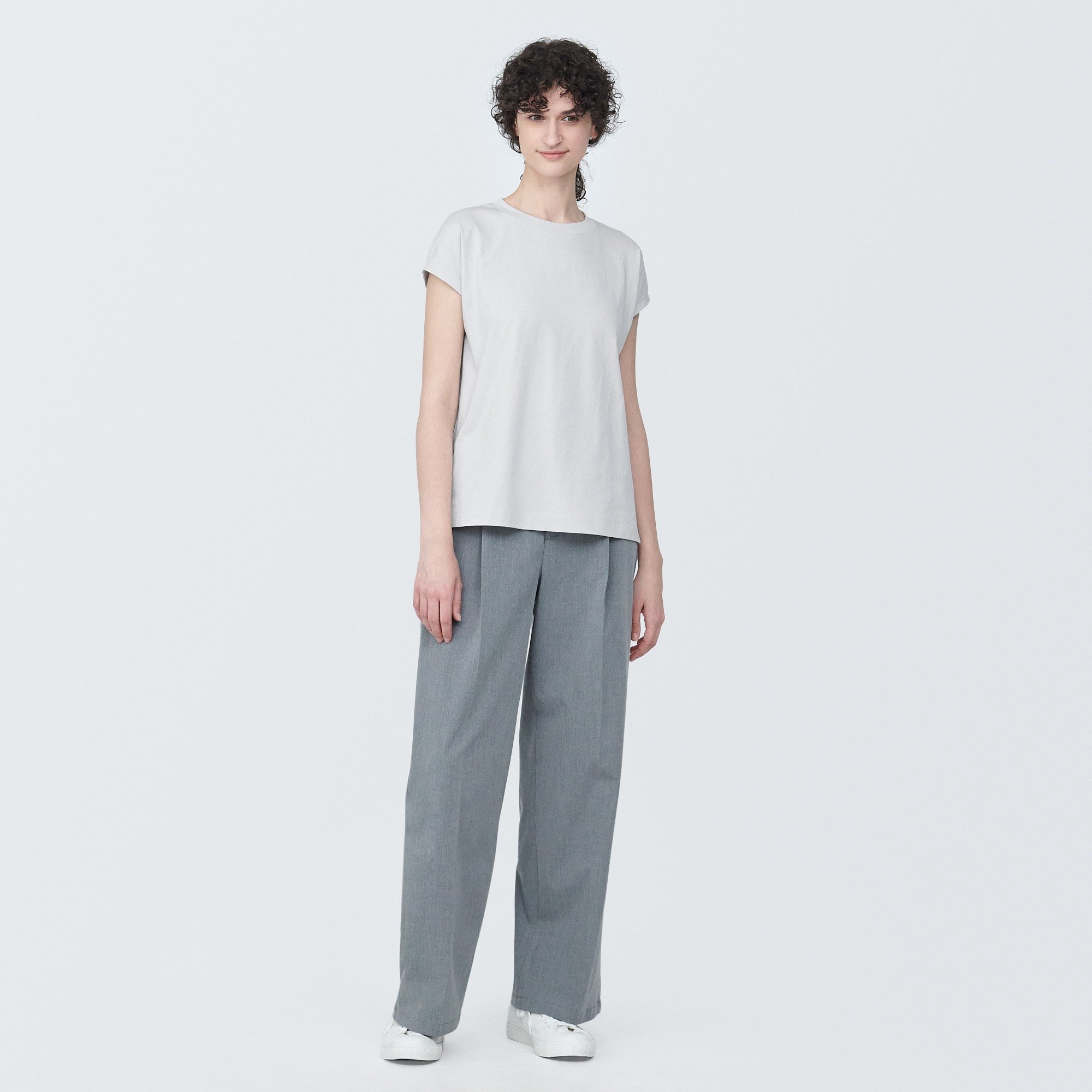 Jersey Crew neck French sleeve T-shirt