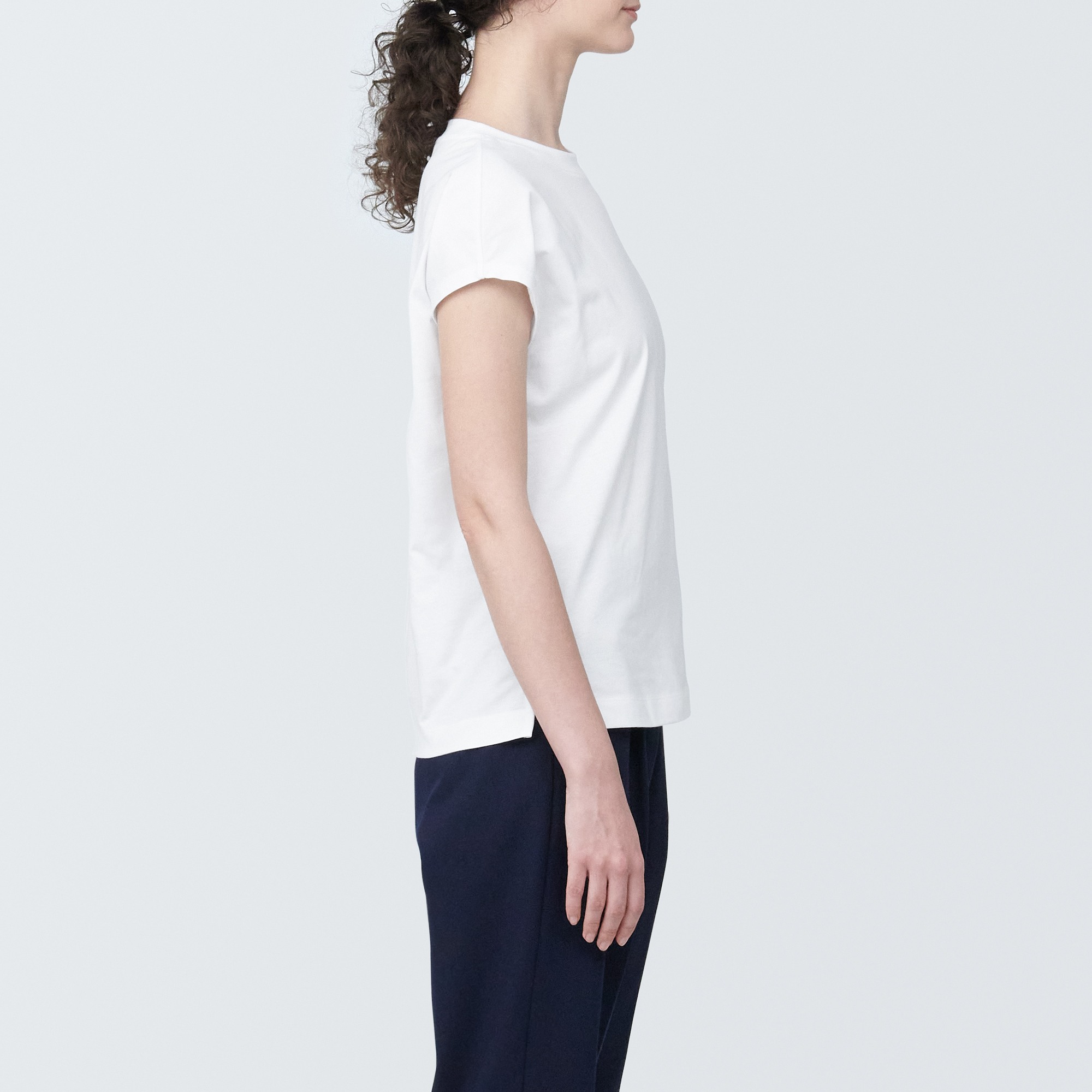 Jersey Crew neck French sleeve T-shirt