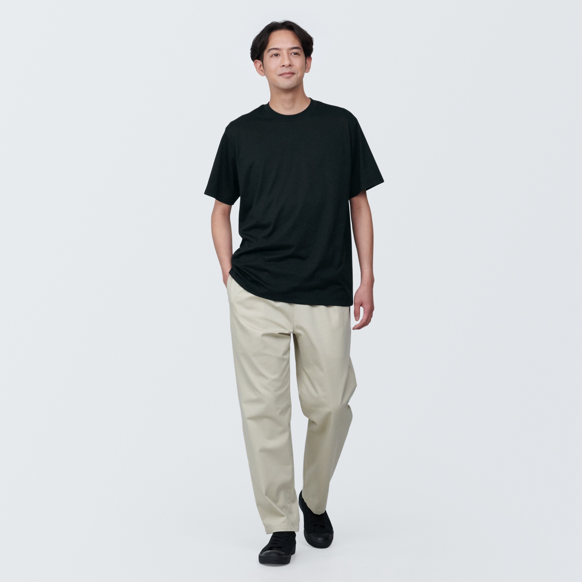 Jersey crew neck Short Sleeve T-shirt