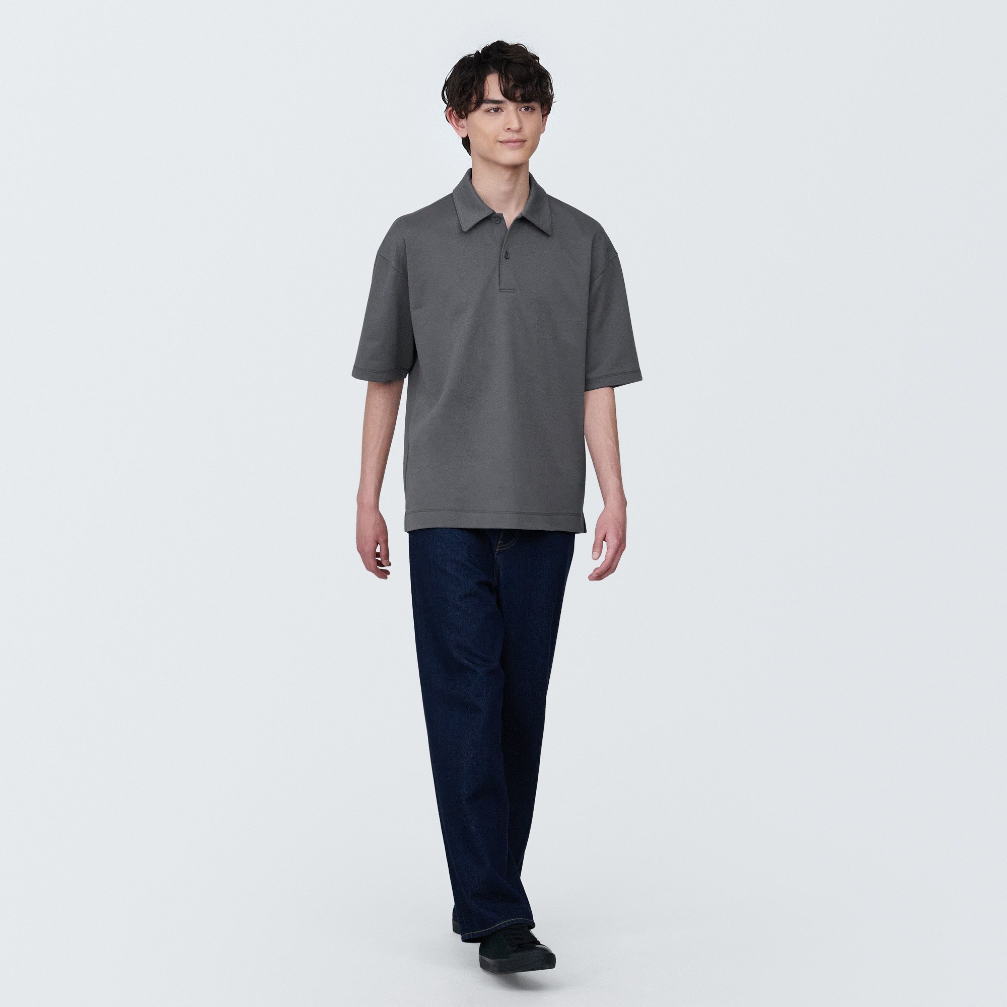 Cool touch half sleeve polo shirt