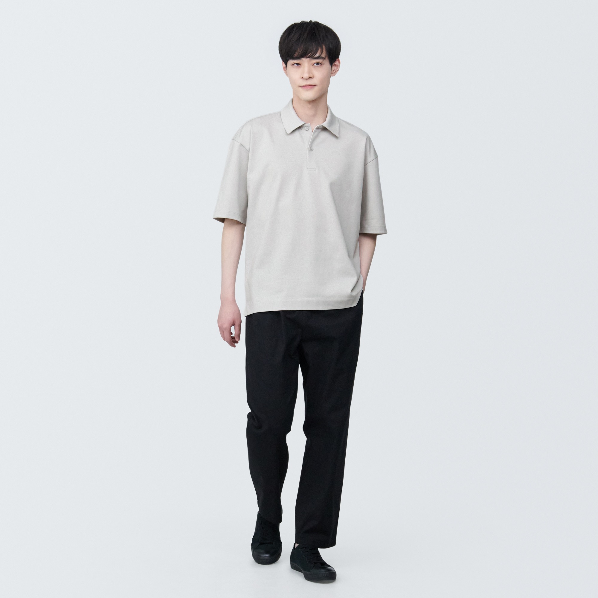 Cool touch half sleeve polo shirt