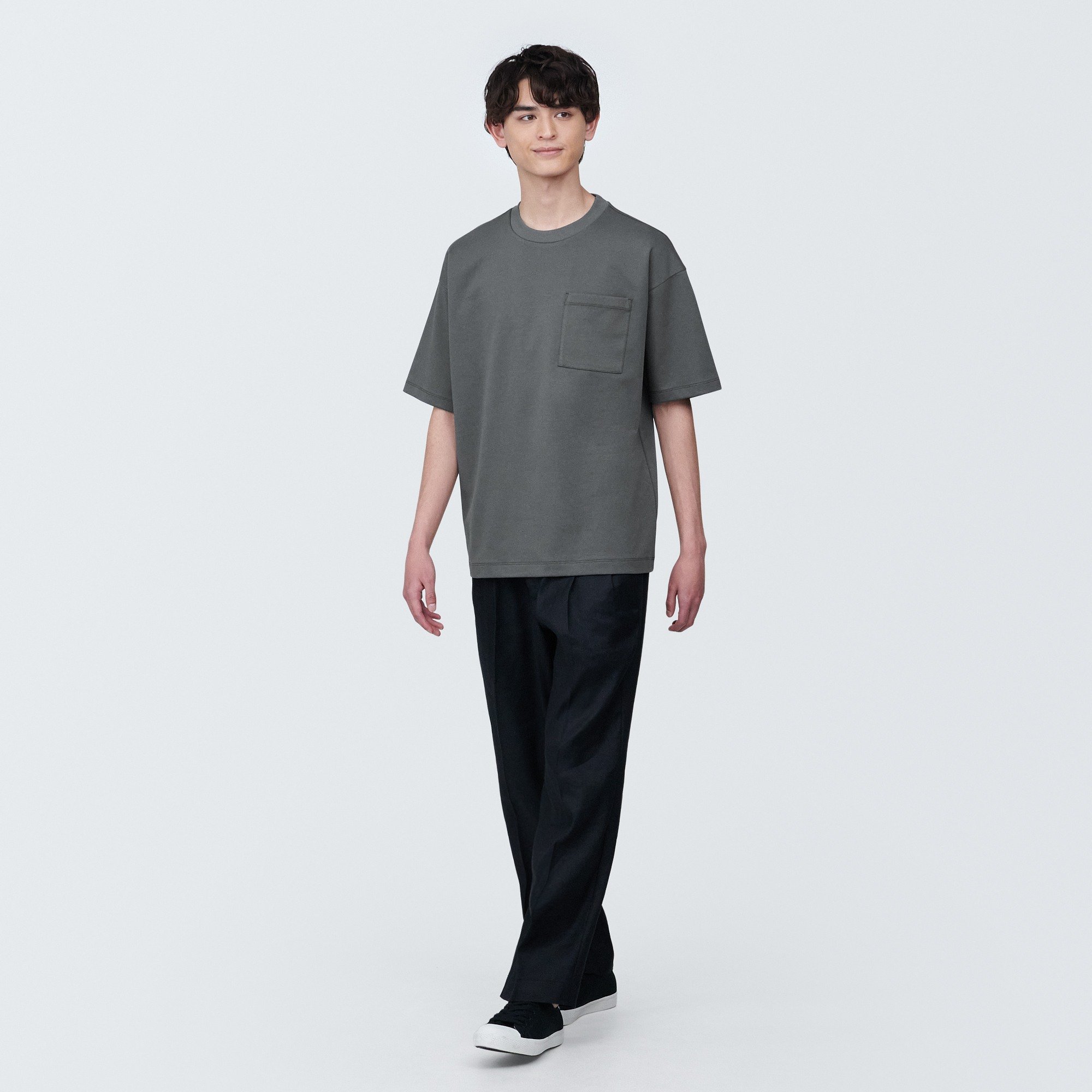 MUJI | Cool touch Short Sleeve T-Shirt