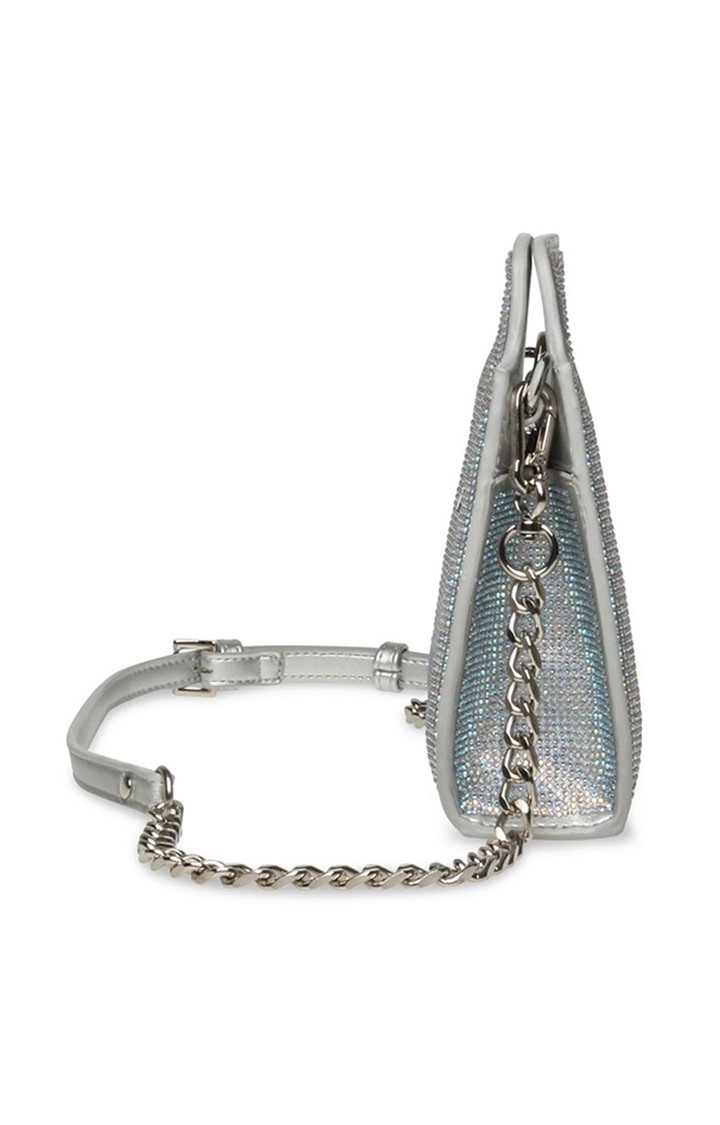 Bstealth Silver Handbags