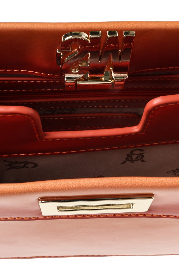 Bsoren Orange Handbags