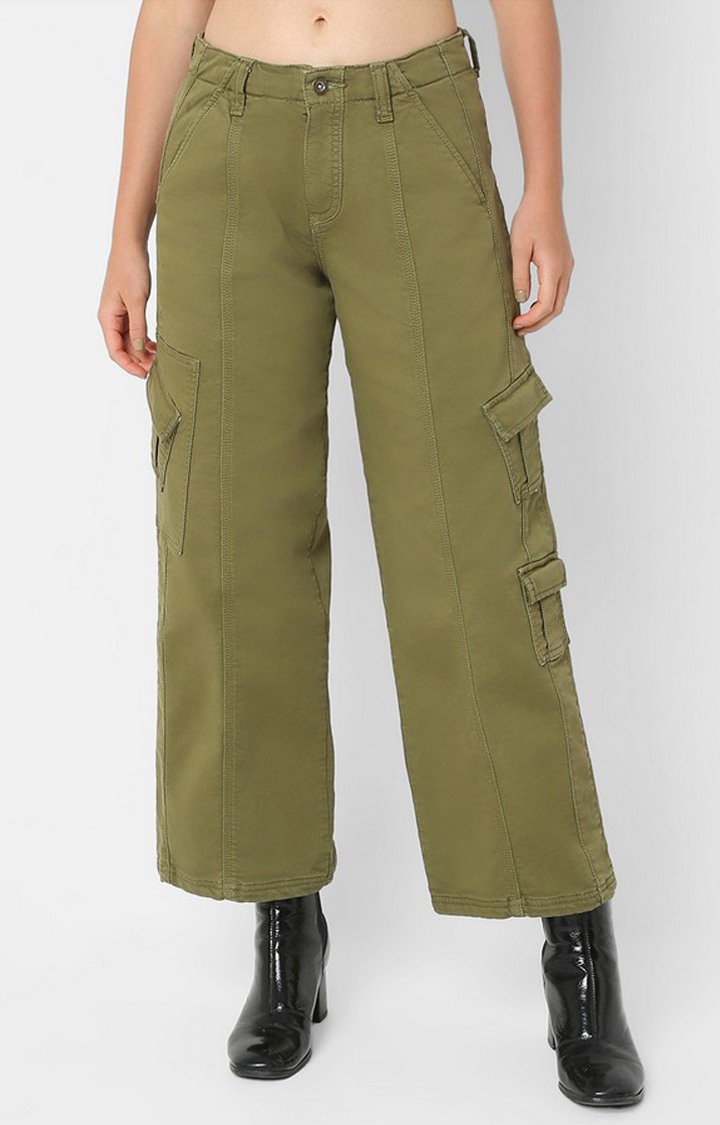 Solid Straight Fit Denim