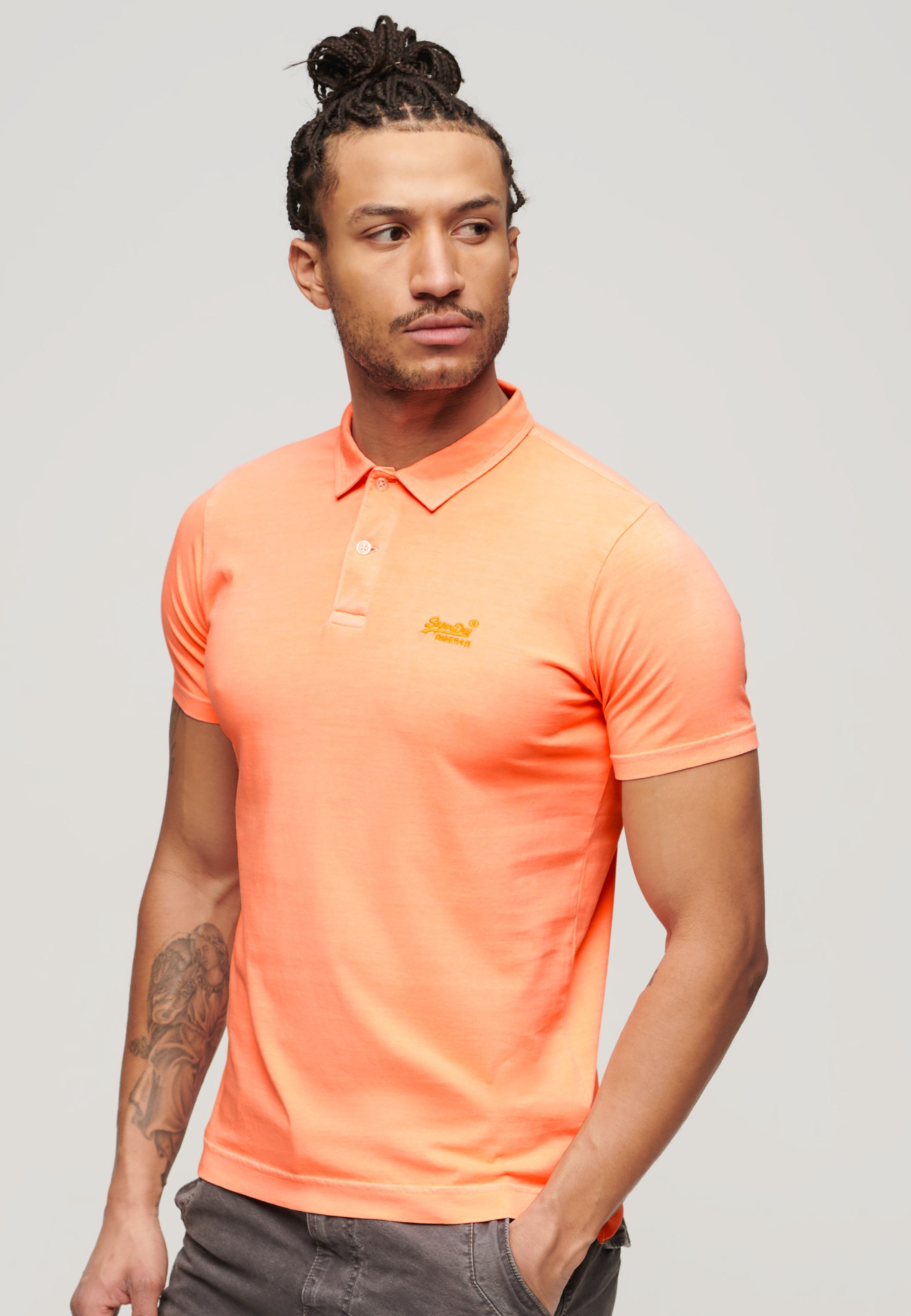 ESSENTIAL LOGO NEON JERSY POLO