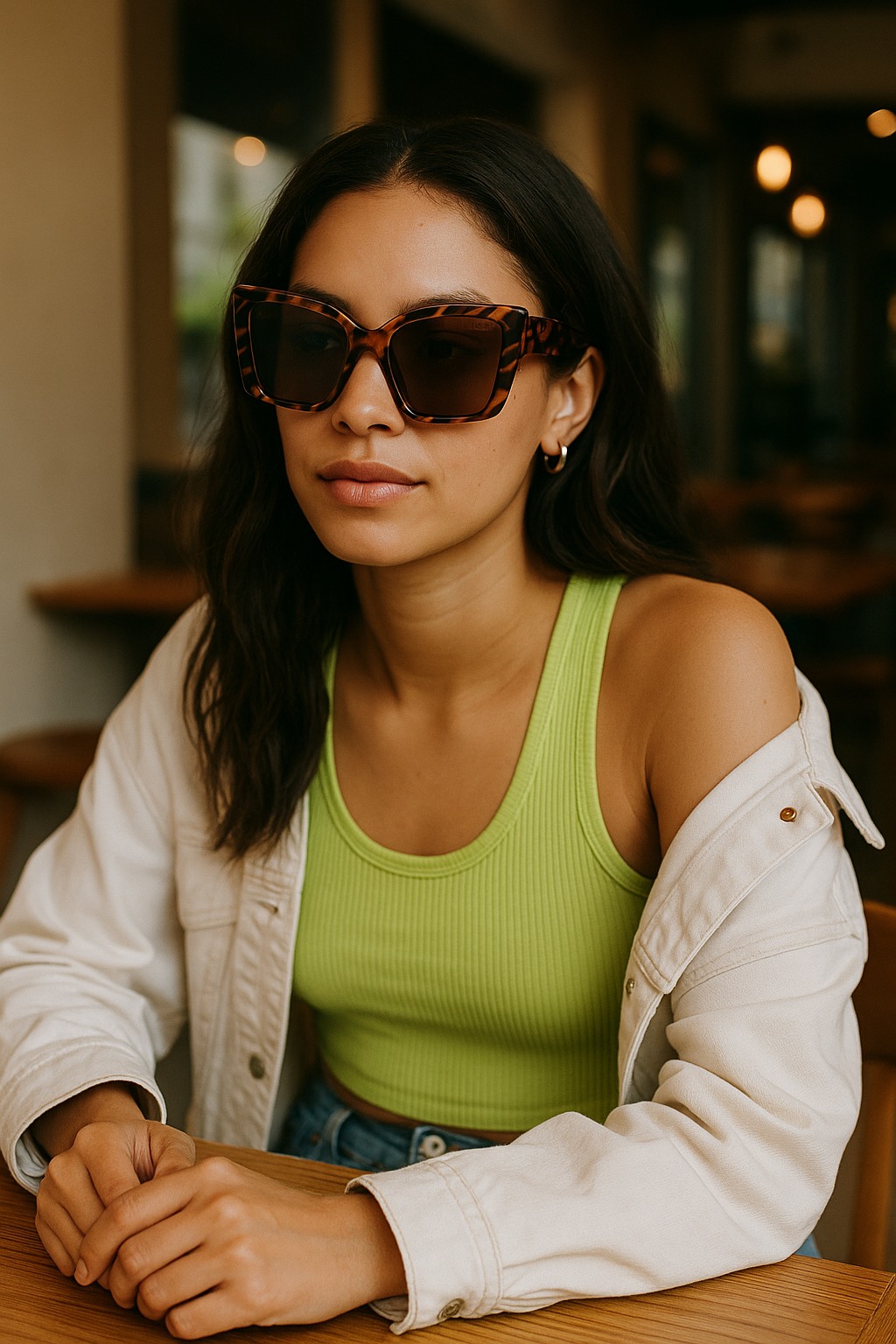 X17440 Brown Sunglasses
