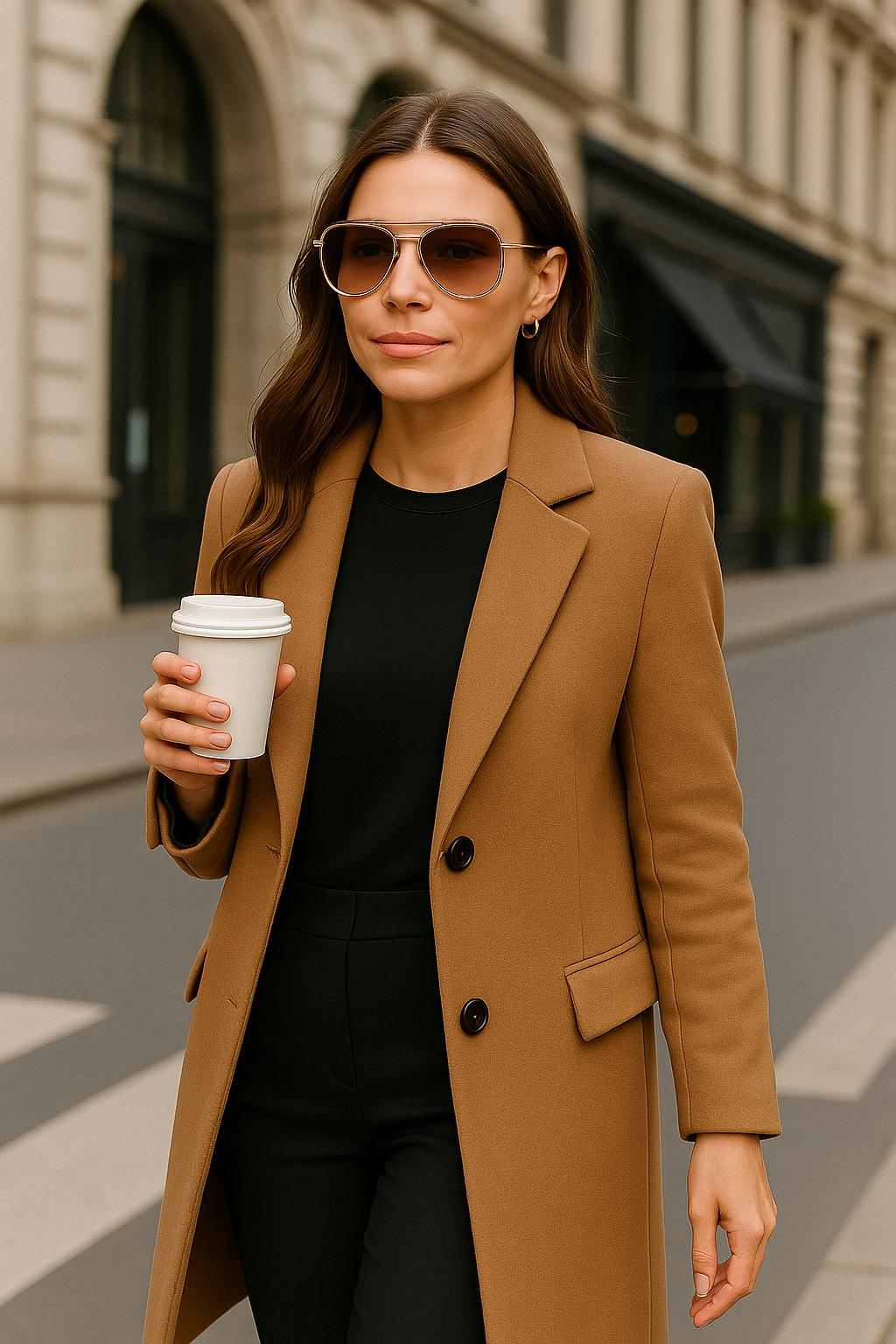 X17446 Brown Sunglasses