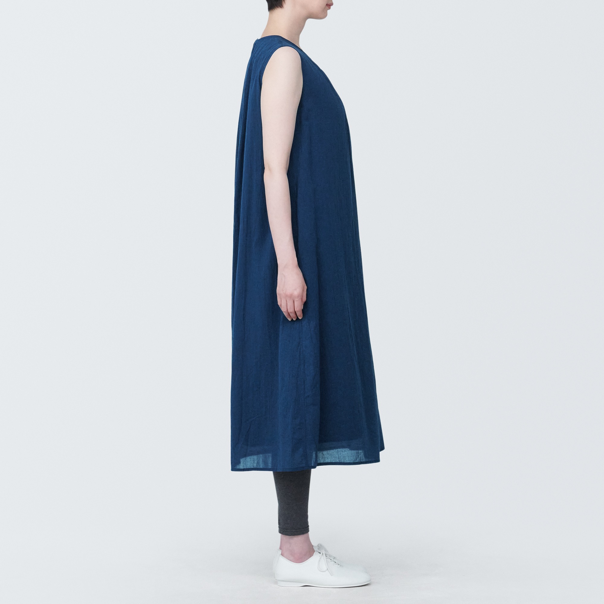 high twisted veil pullover sleeveless dress(OS)
