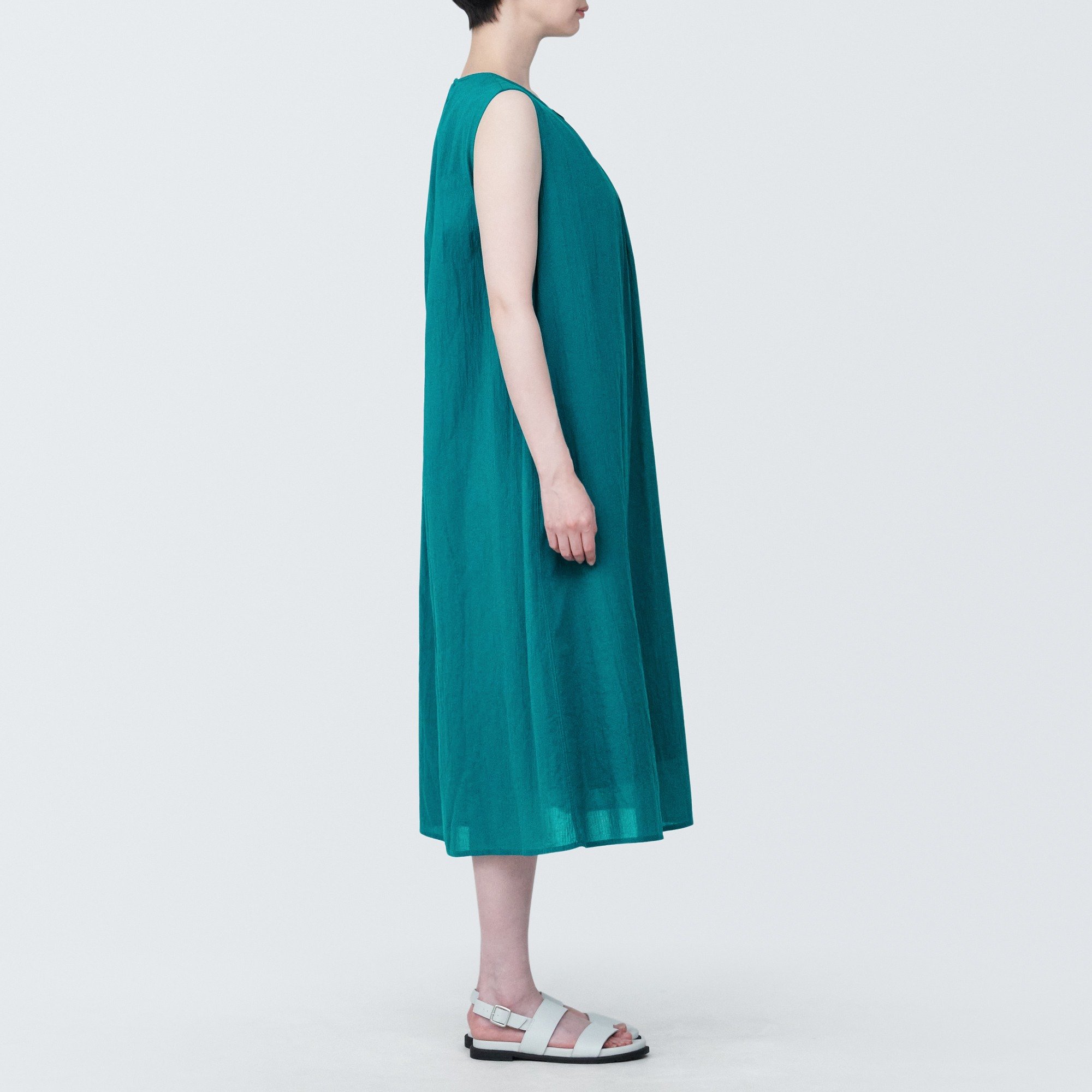 high twisted veil pullover sleeveless dress(OS)