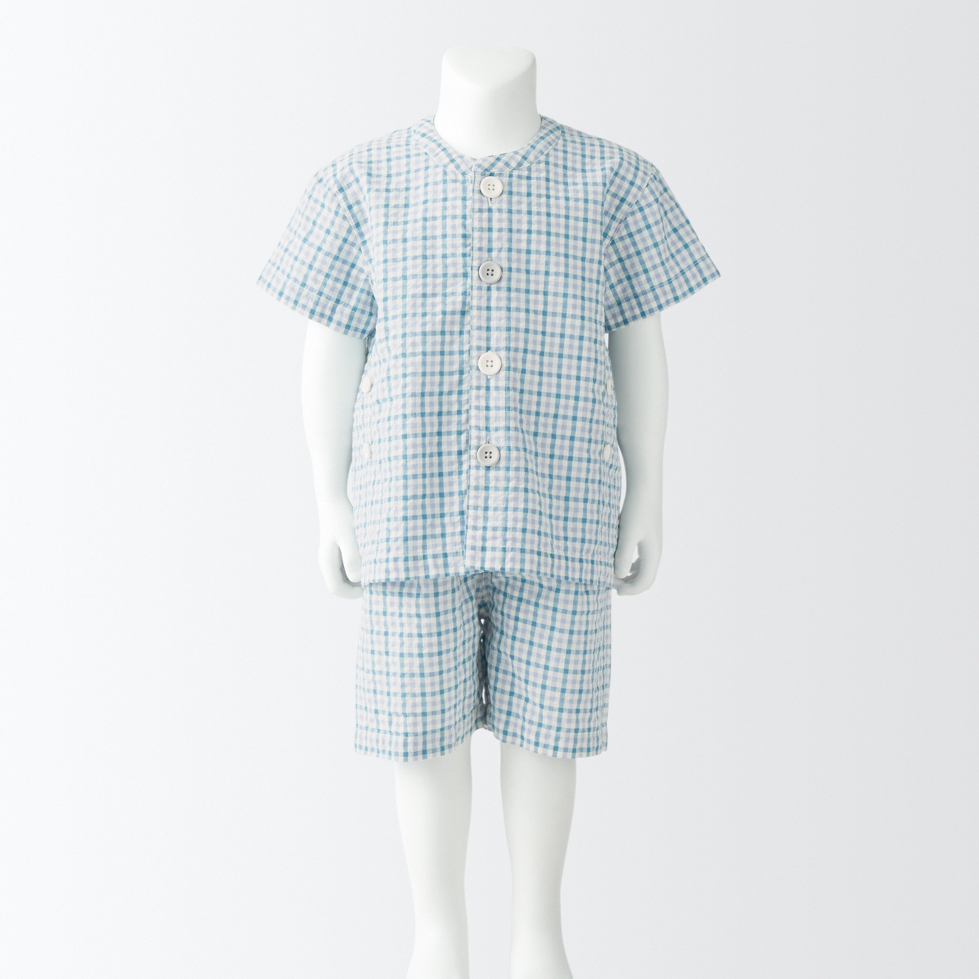 B's Side seamless Seersucker S/S training pajamas