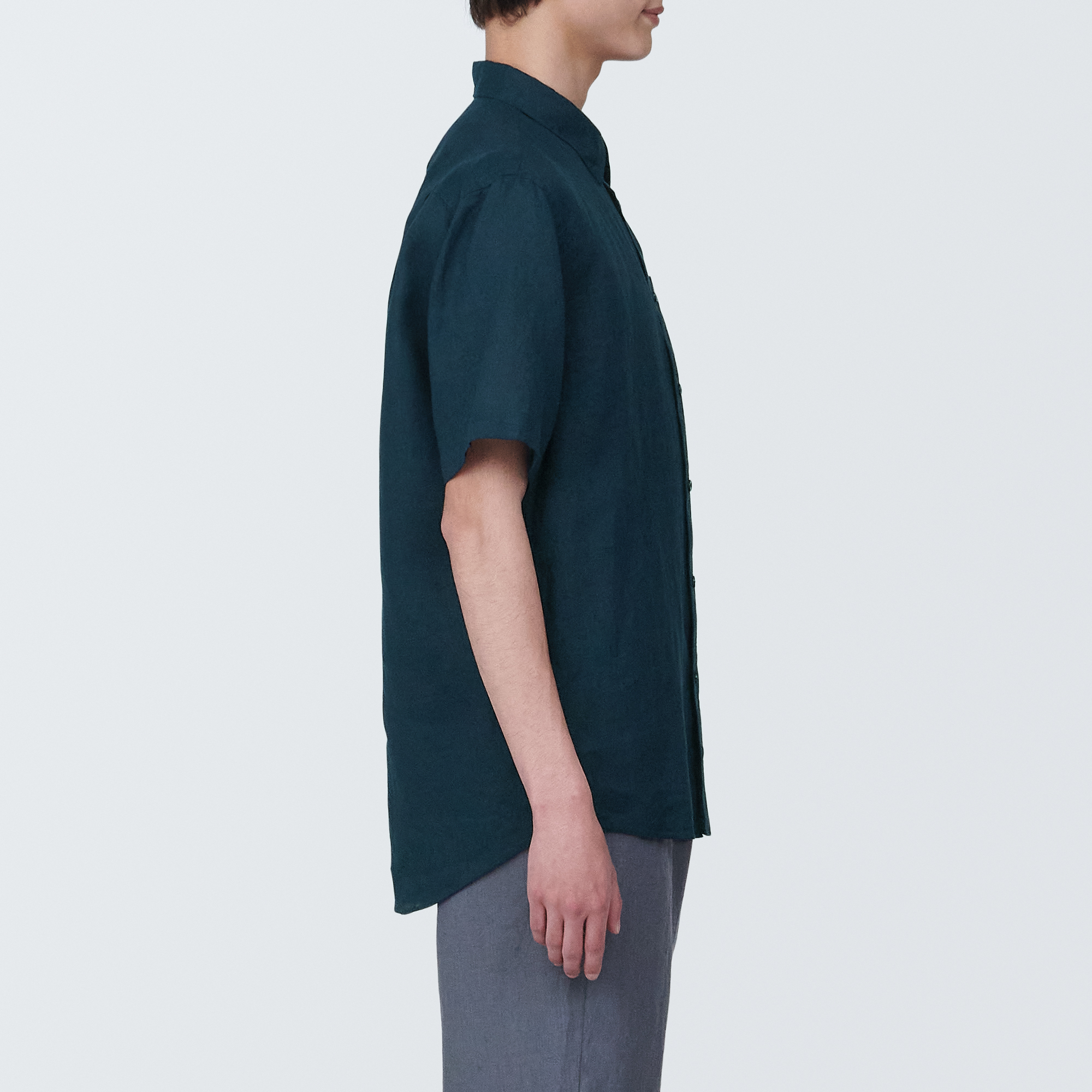 Linen washed S/S shirt