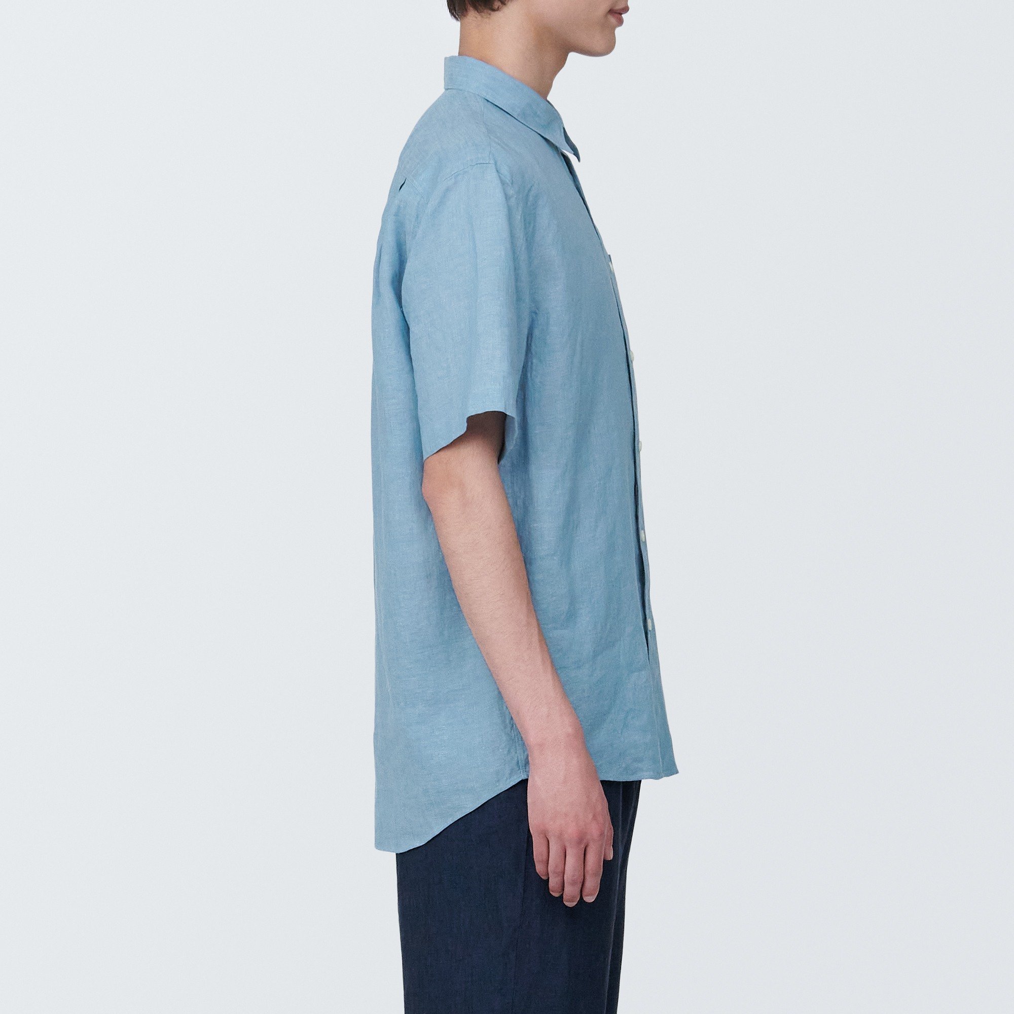 Linen washed Short Sleeve shirt