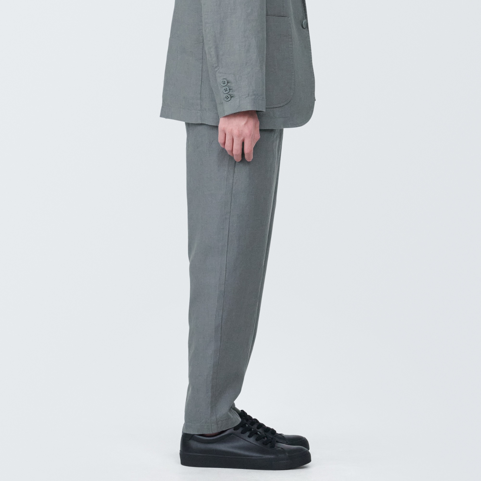 MUJI | Linen tapered pants