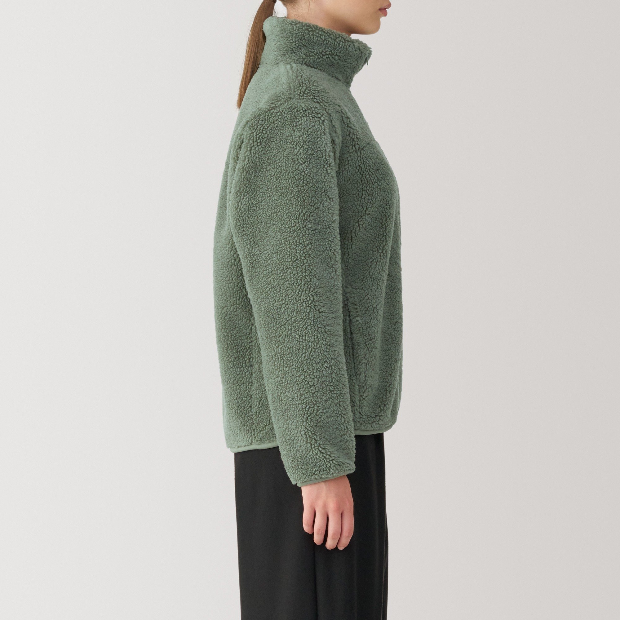 Women's Heat storage boa fleece jacket