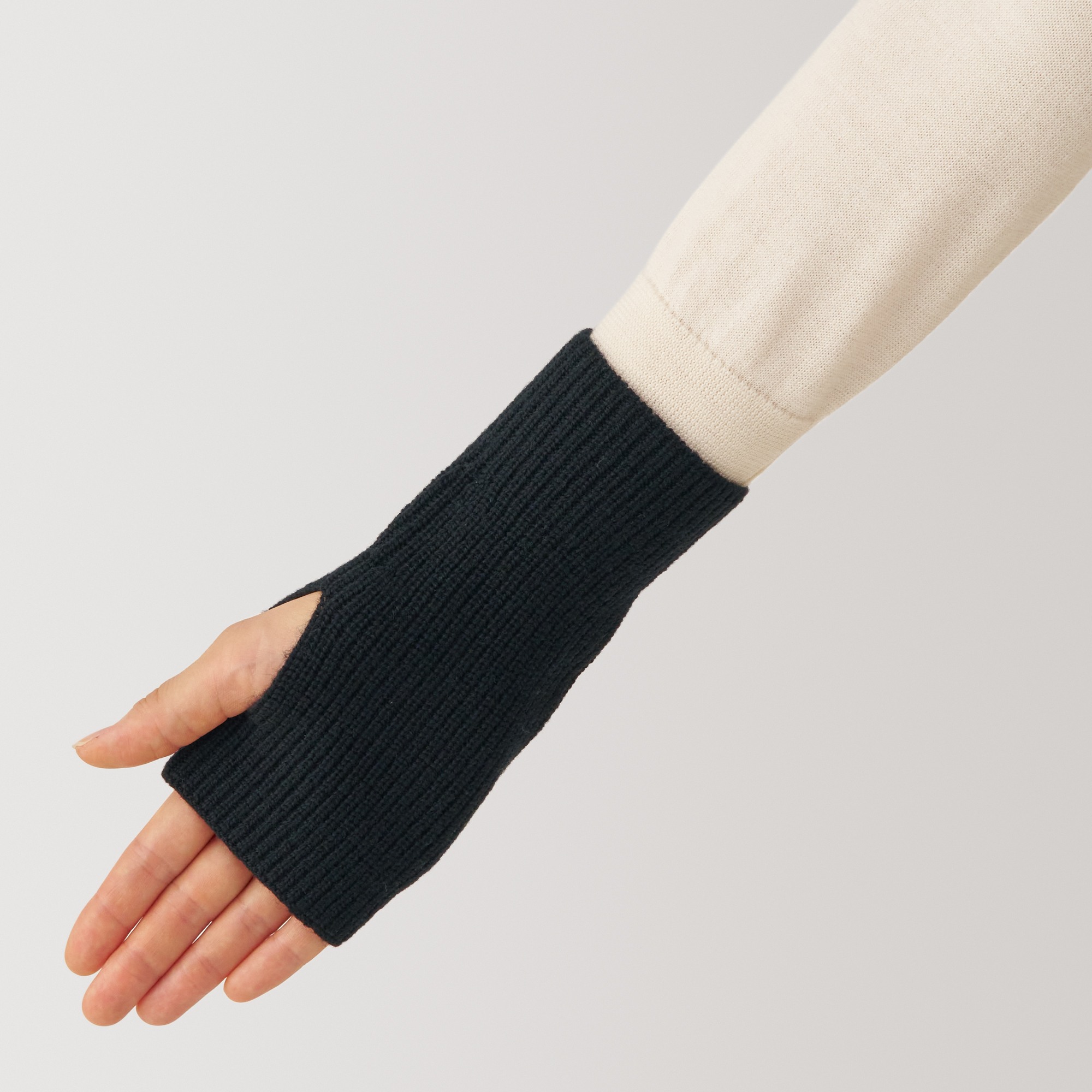 Wool Ridged Hand Warmers