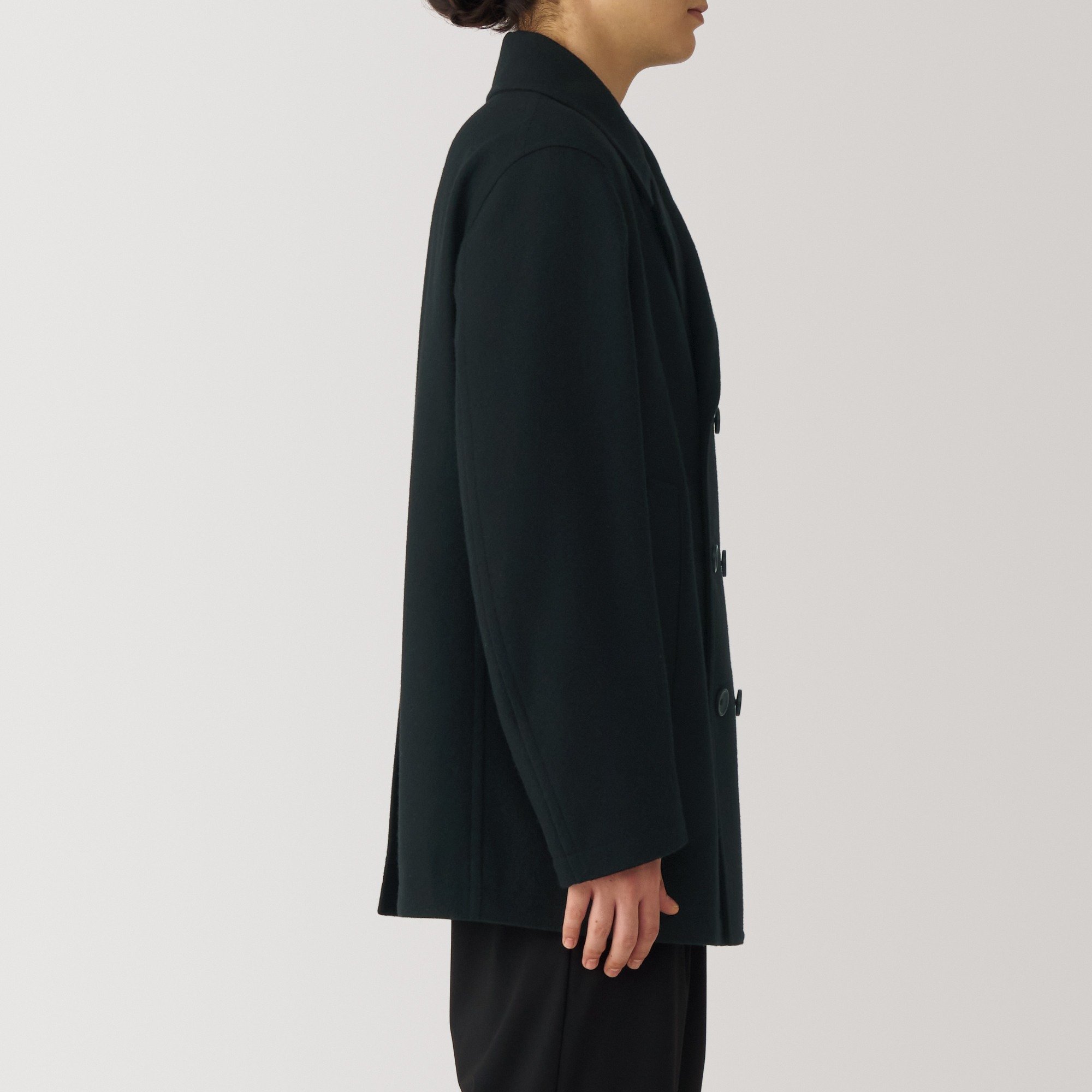 Reclaimed wool blend Pea coat