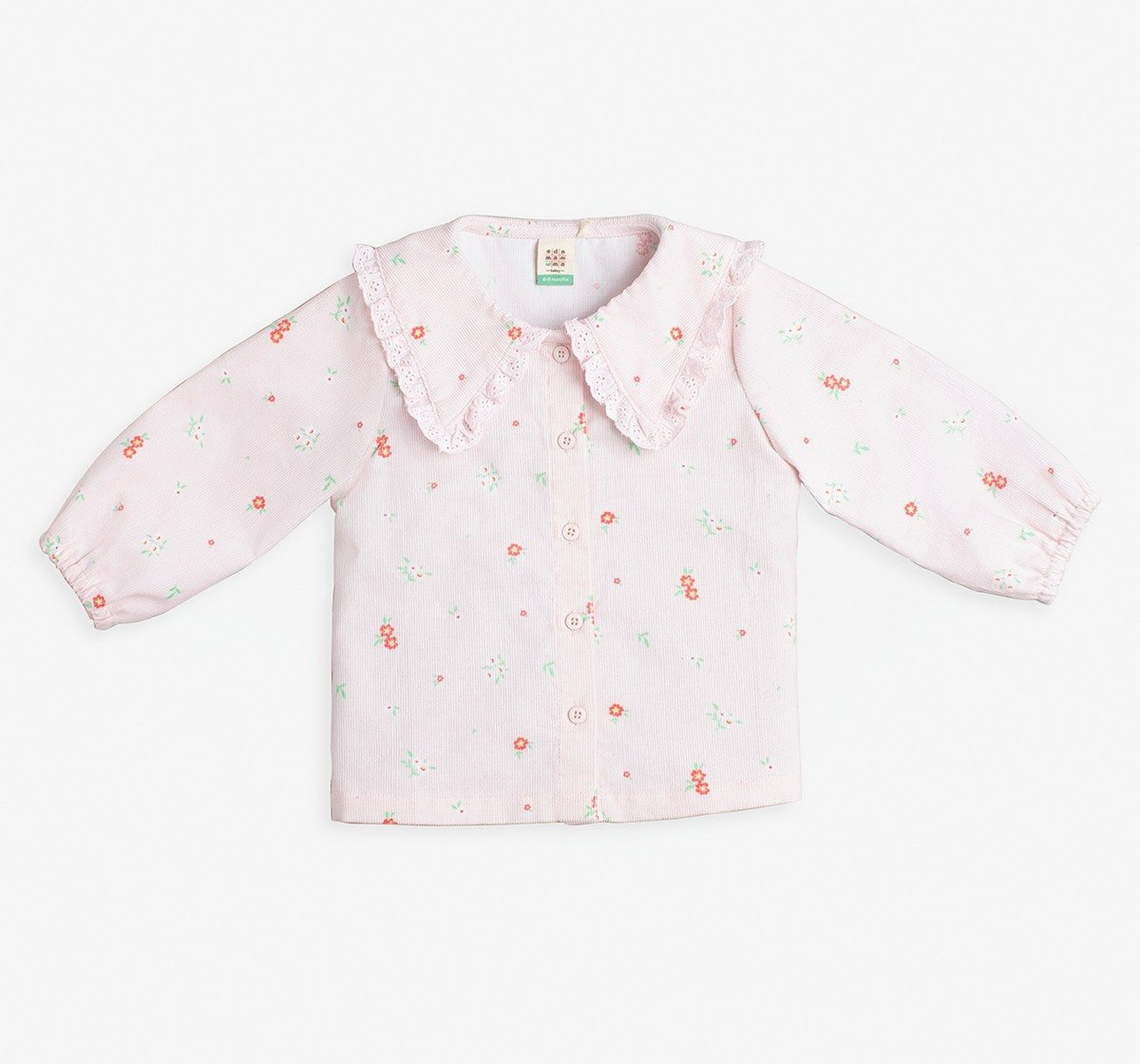 Baby Girls Floral Printed Top & Pant Clothing Set