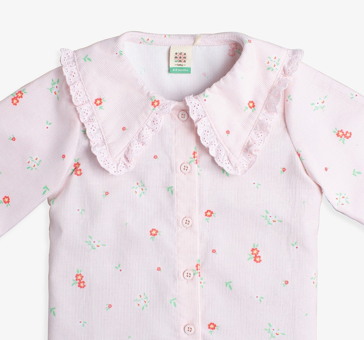 Baby Girls Floral Printed Top & Pant Clothing Set