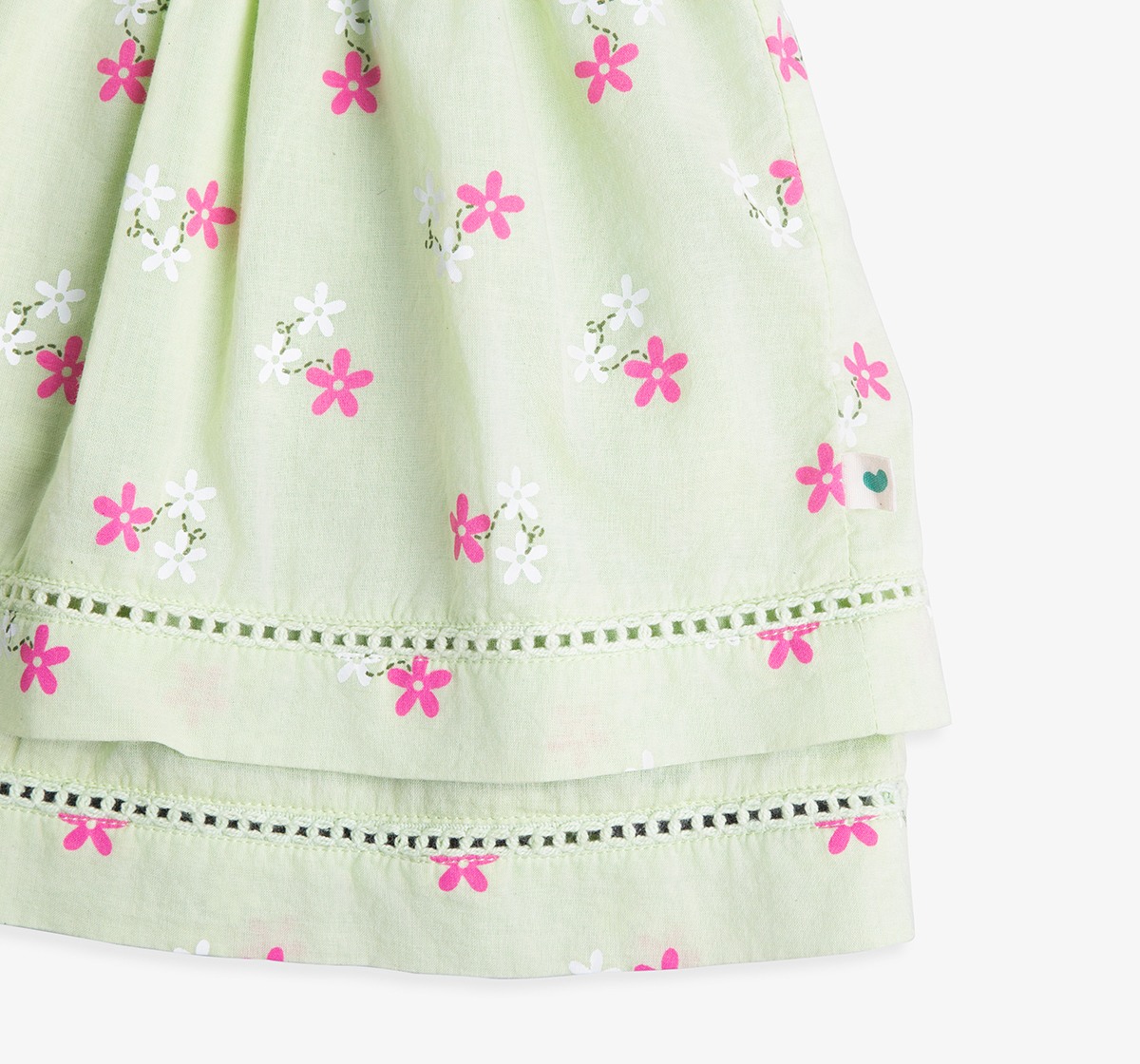 Baby Girls Printed Dress With Bloomer