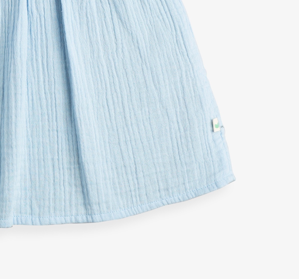 Baby Girls Sleeve Embroidered Dress With Bloomer