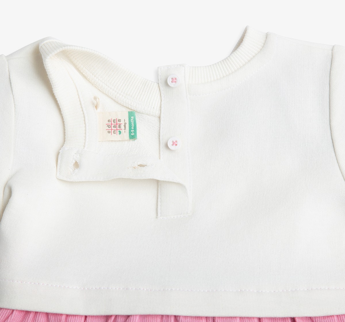 Infant Girls Printed Corduroy Dress With Bloomer