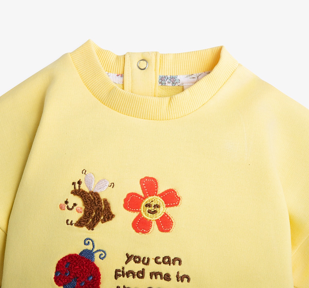 Infant Girls Embroidered Sweatshirt