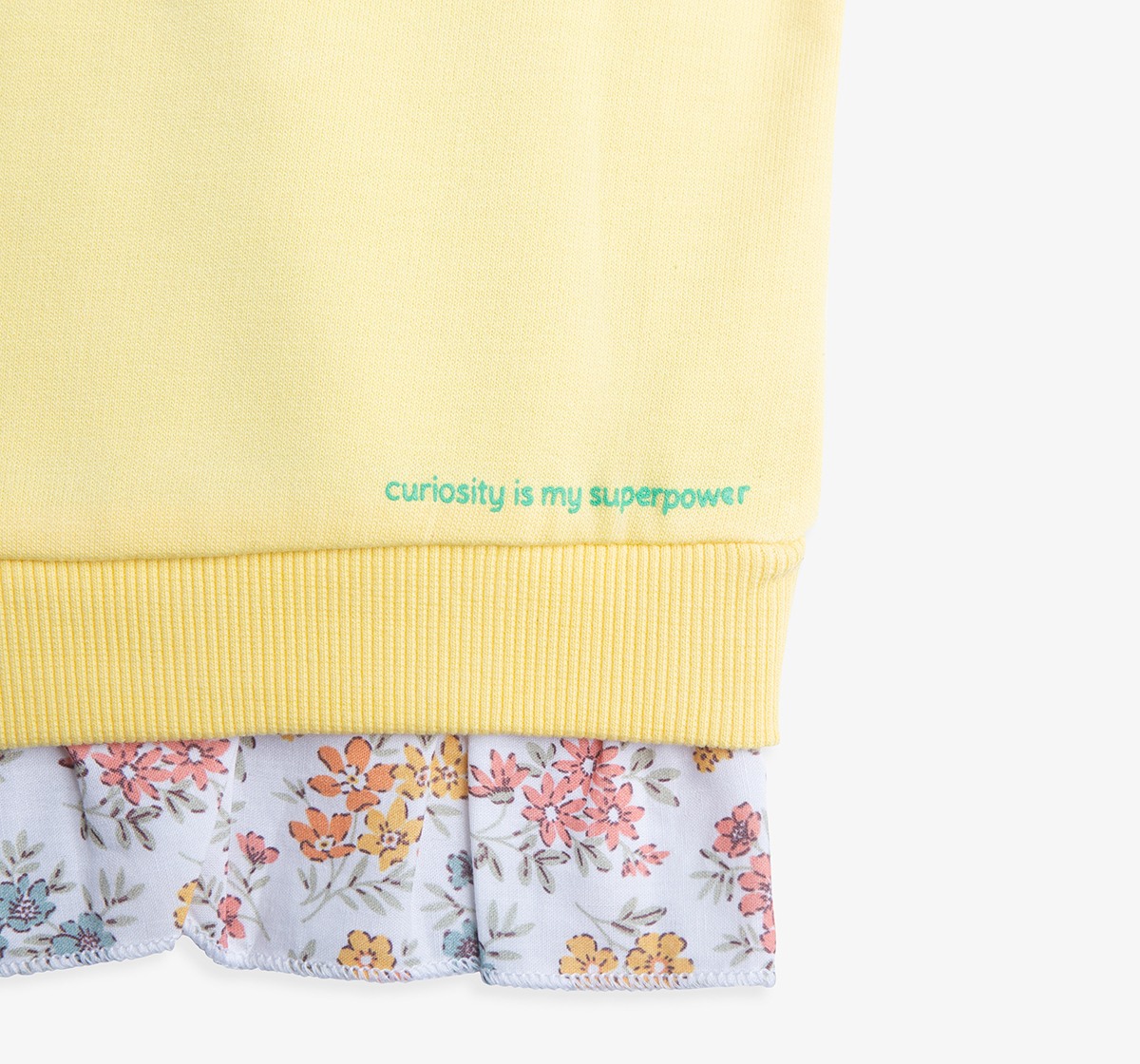 Infant Girls Embroidered Sweatshirt