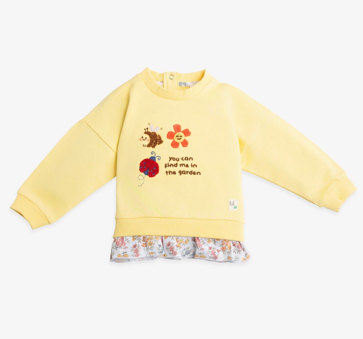 Infant Girls Embroidered Sweatshirt