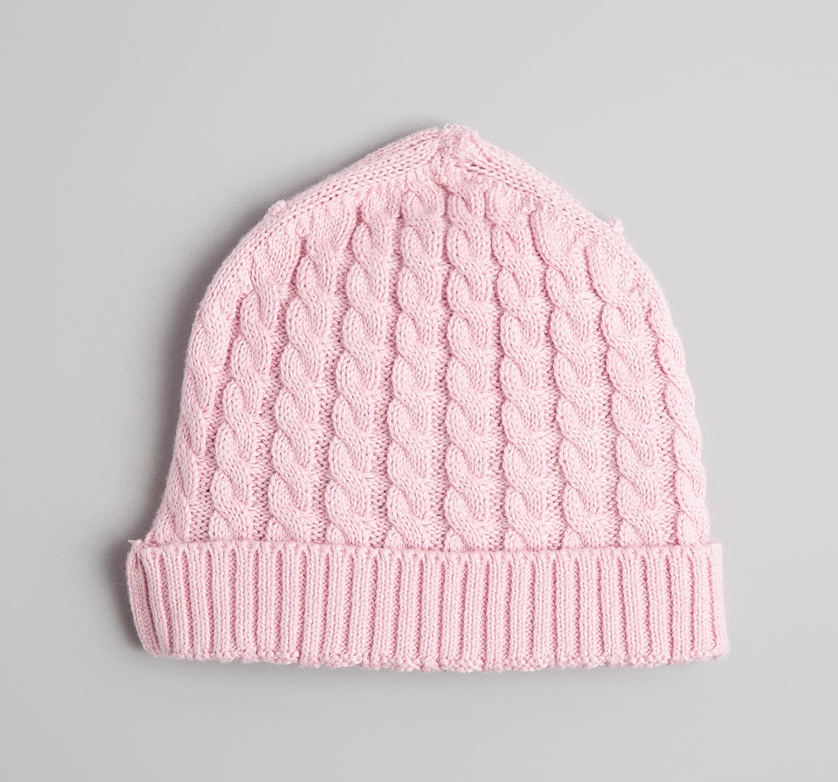 Baby Girls Mock Layer Sweater With Beanie