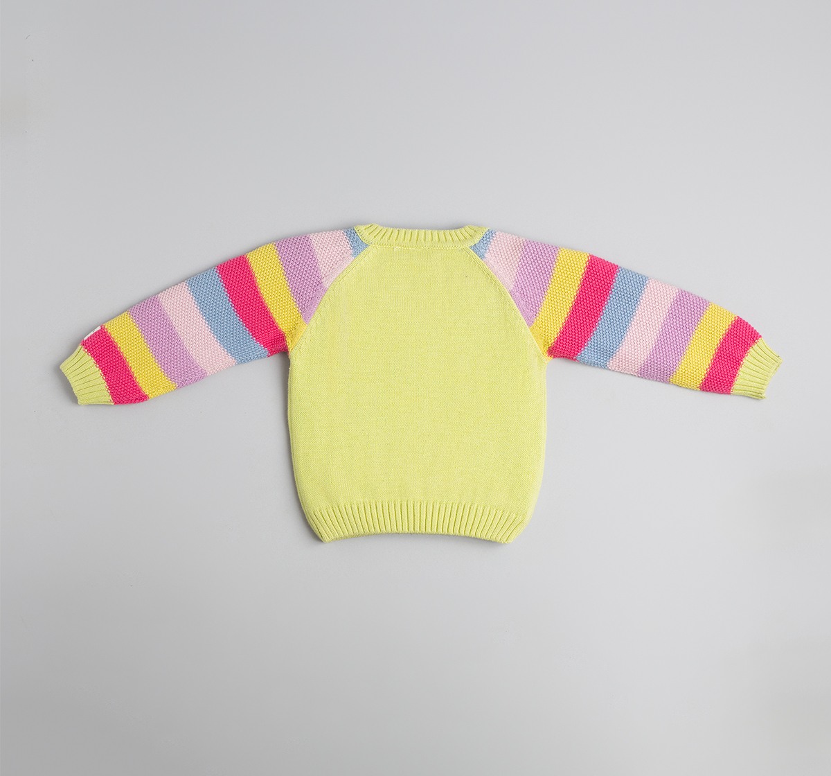 Baby Girls Sweater With Multicolor Striper