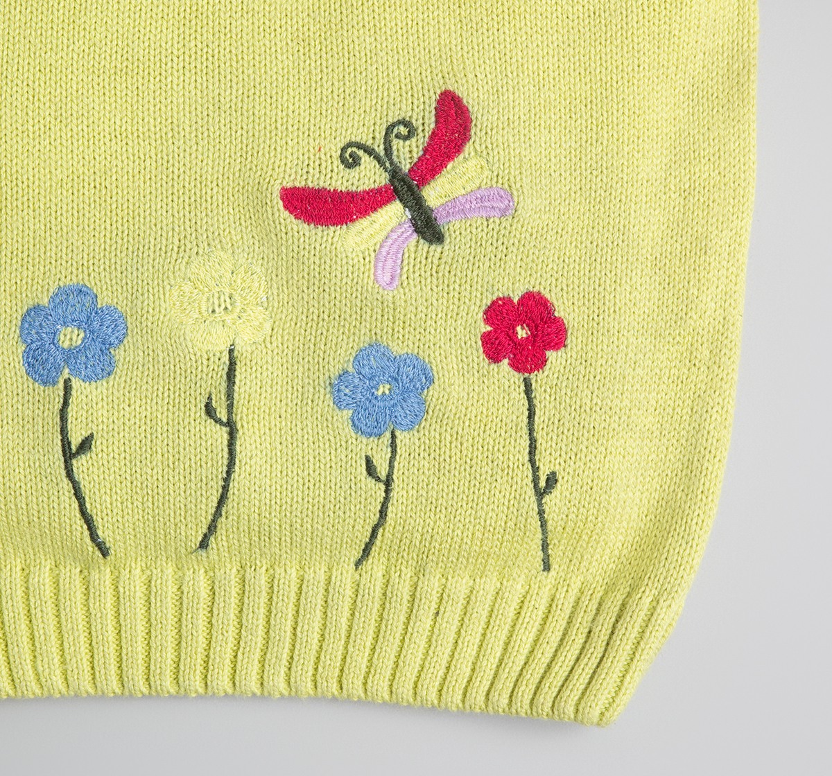 Baby Girls Sweater With Multicolor Striper