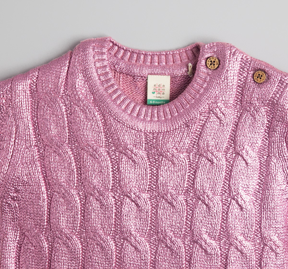 Baby Girls Foil Print Sweater